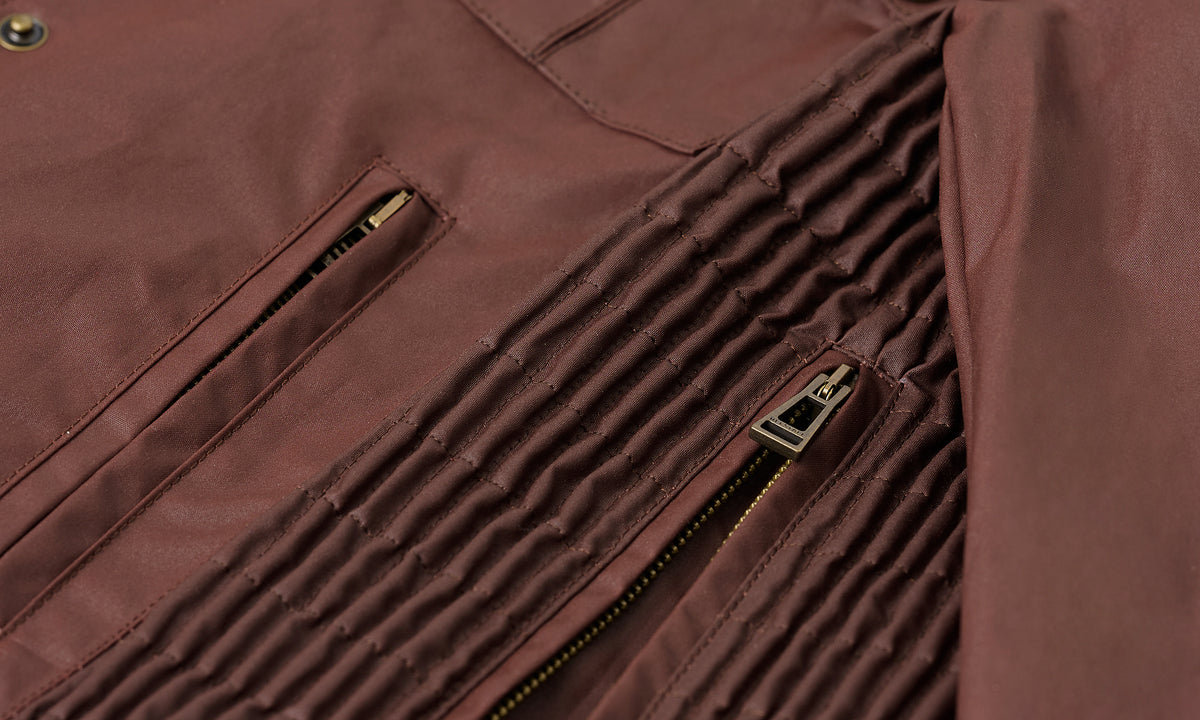GANGSTER JACKET - Oxblood