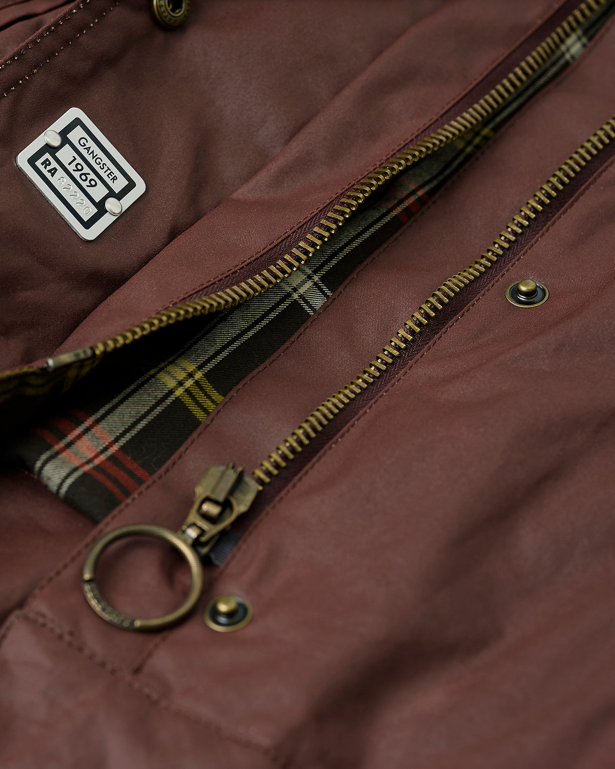 GANGSTER JACKET - Oxblood