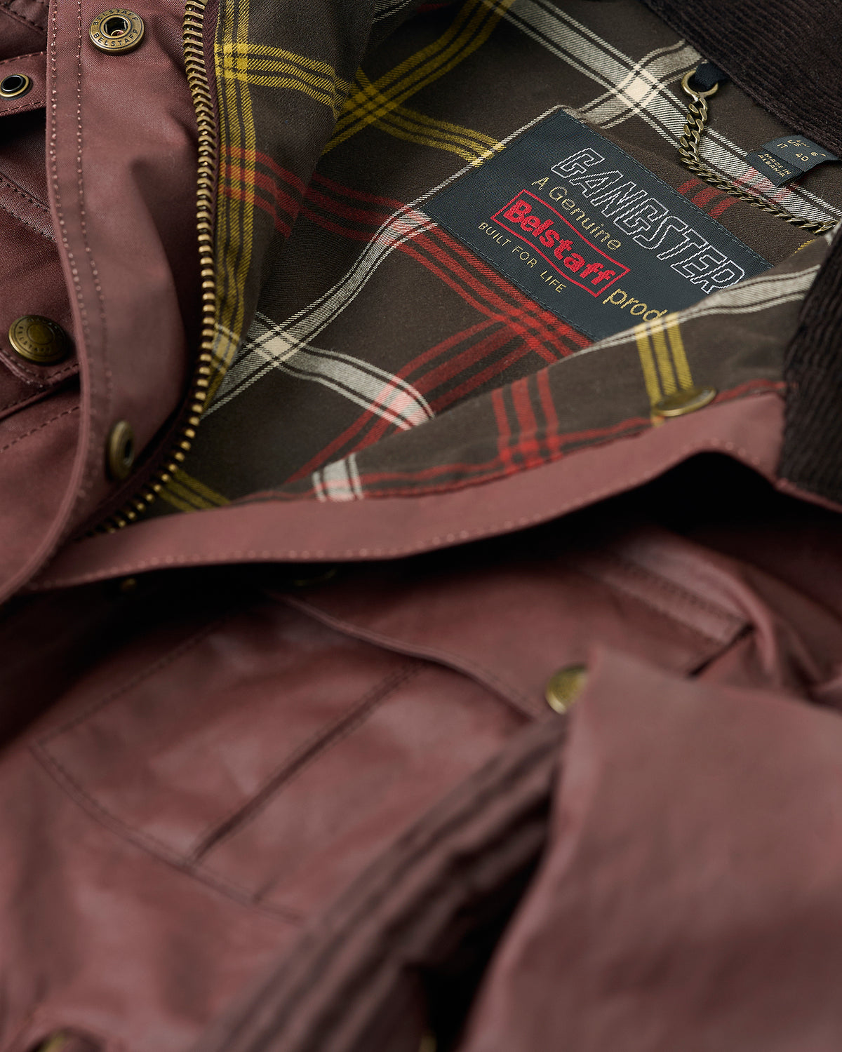 GANGSTER JACKET - Oxblood