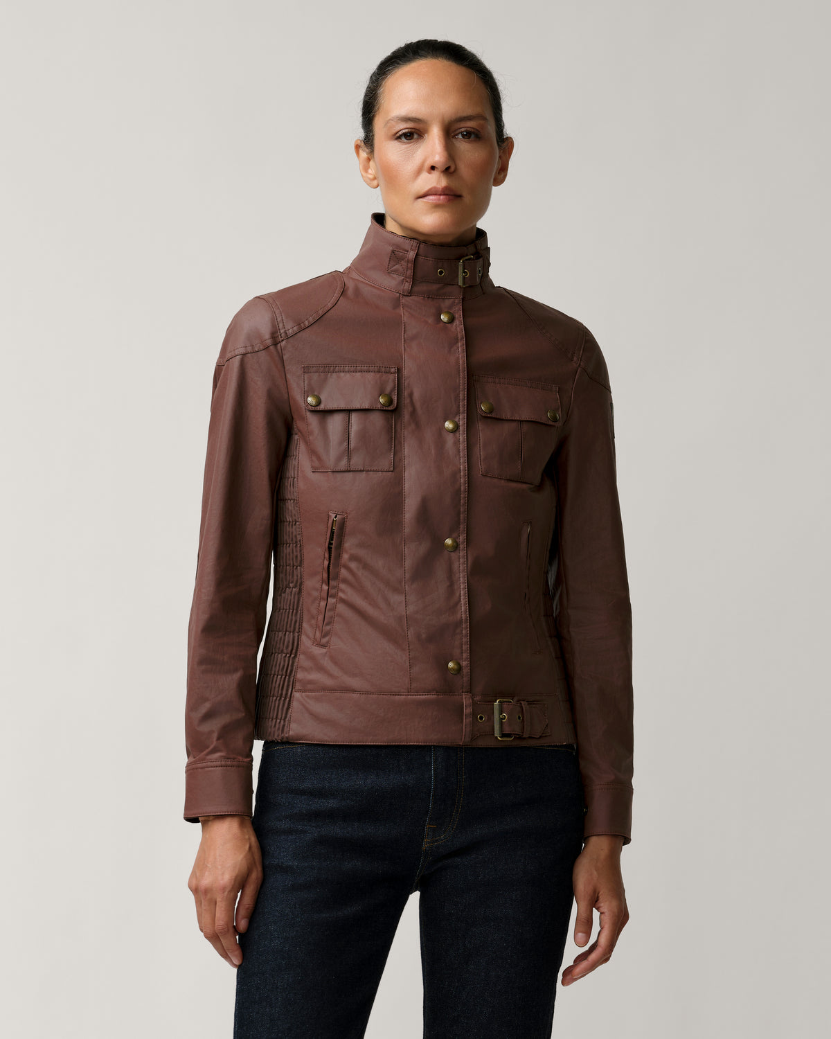 GANGSTER JACKET - Oxblood