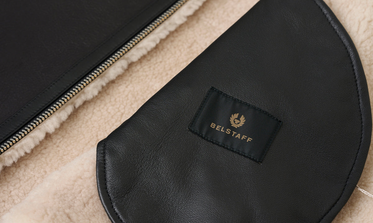 VIRDEN SHEARLING JACKET - Black
