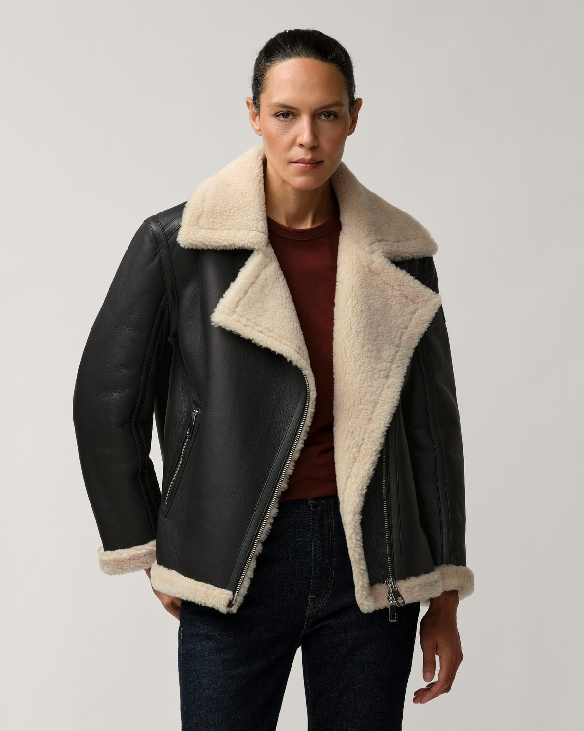 VIRDEN SHEARLING JACKET