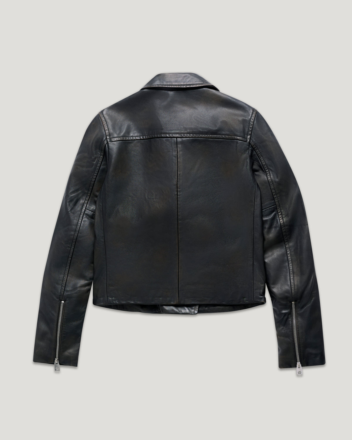 SIENNA BIKER JACKET DISTRESS - Bark