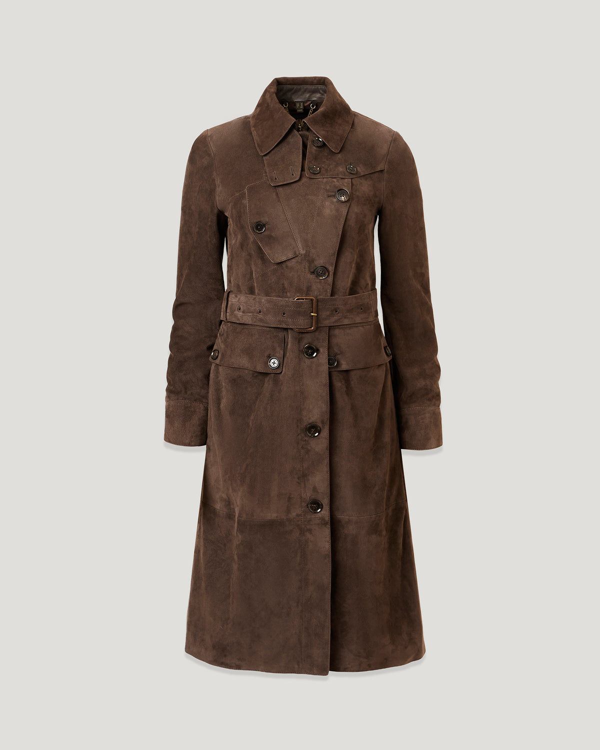 TT TRENCH COAT - Bark