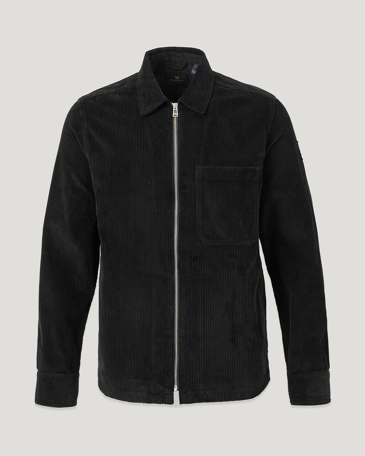 VALVE CORD ZIP OVERSHIRT - Black