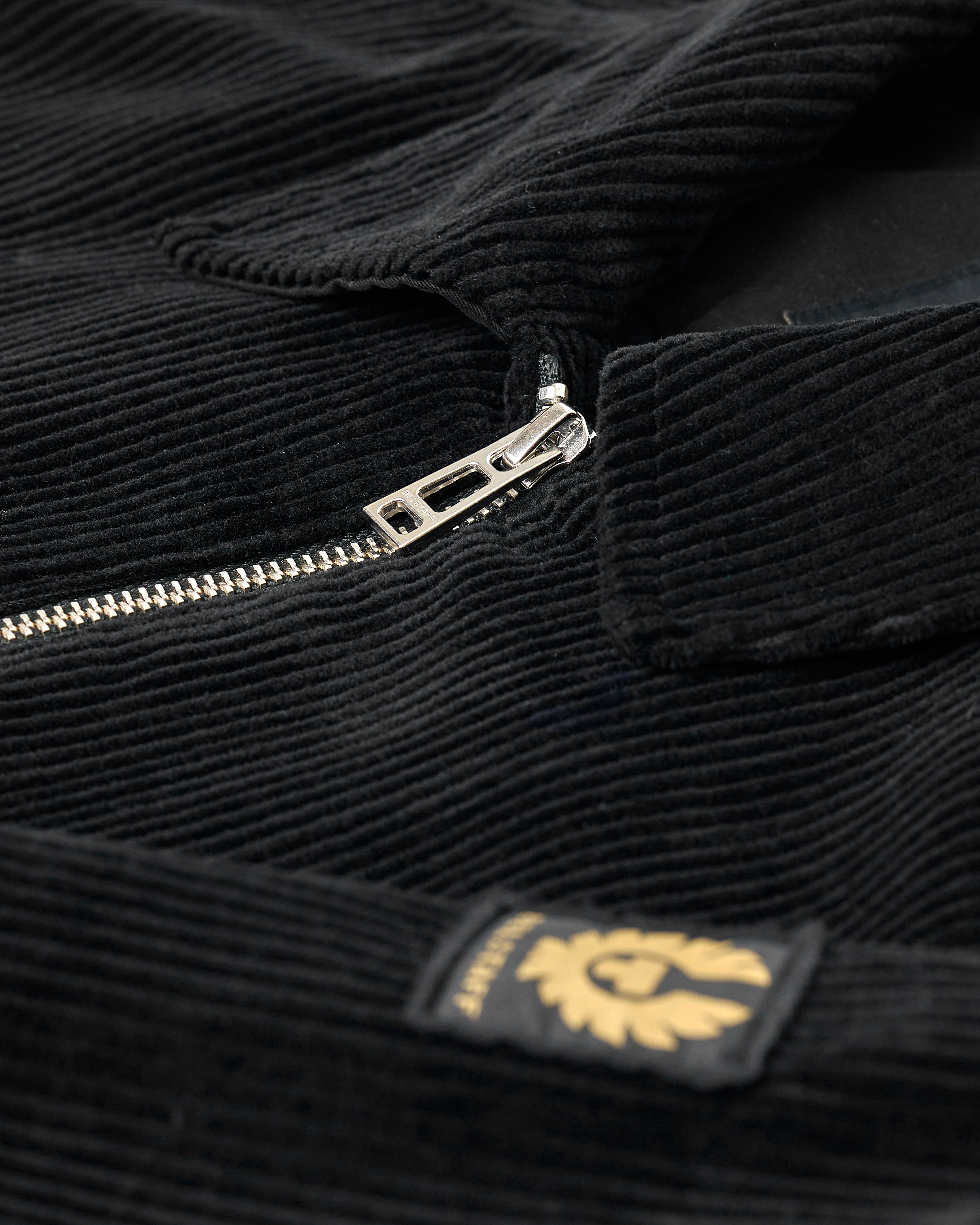 VALVE CORD ZIP OVERSHIRT - Black