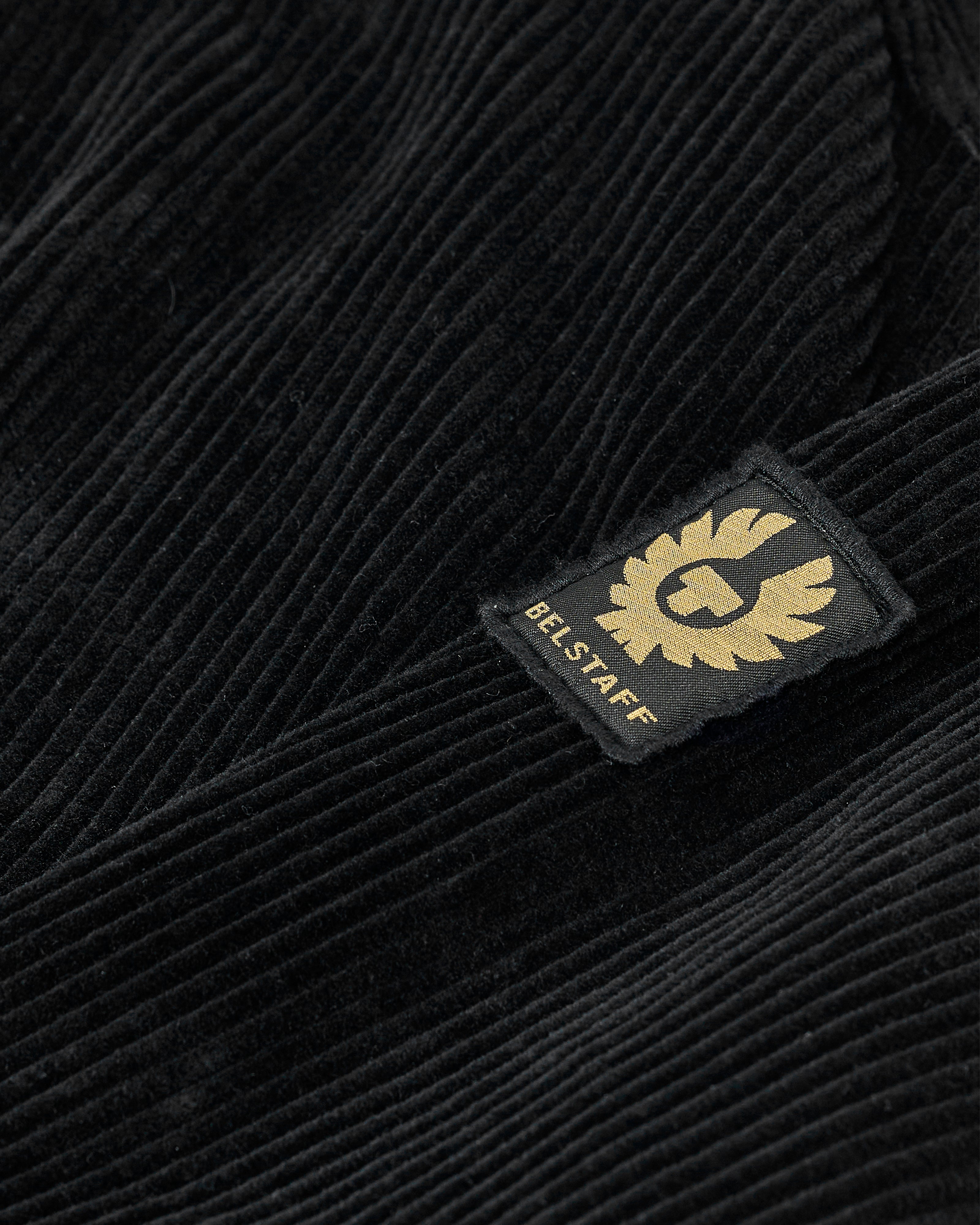 VALVE CORD ZIP OVERSHIRT - Black
