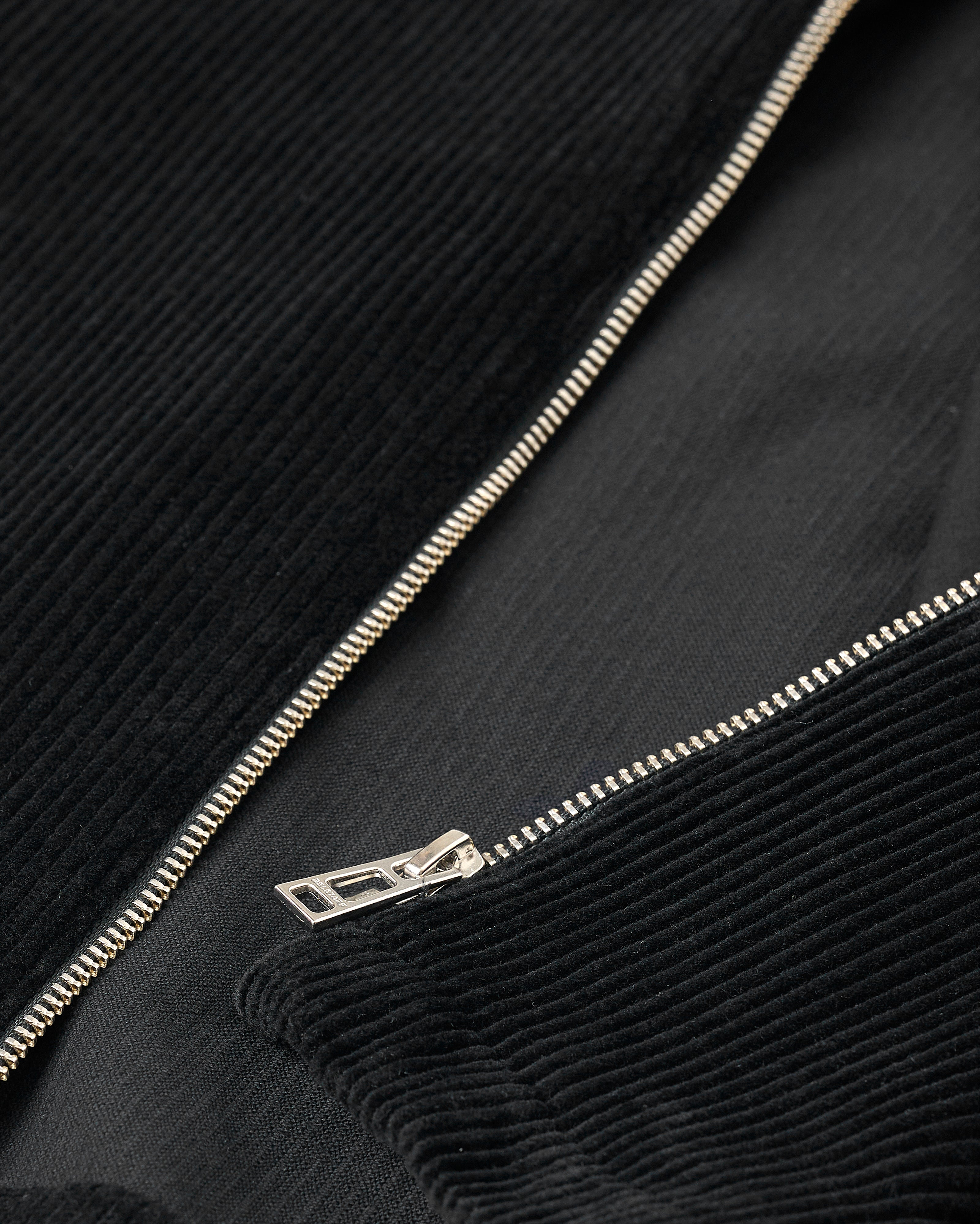VALVE CORD ZIP OVERSHIRT - Black