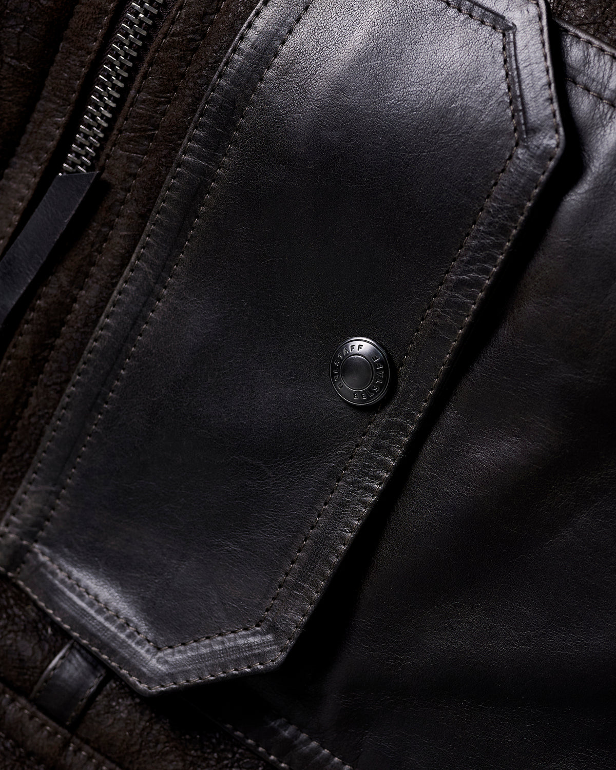 SNOWFIELD COAT - Dark Brown / Sand