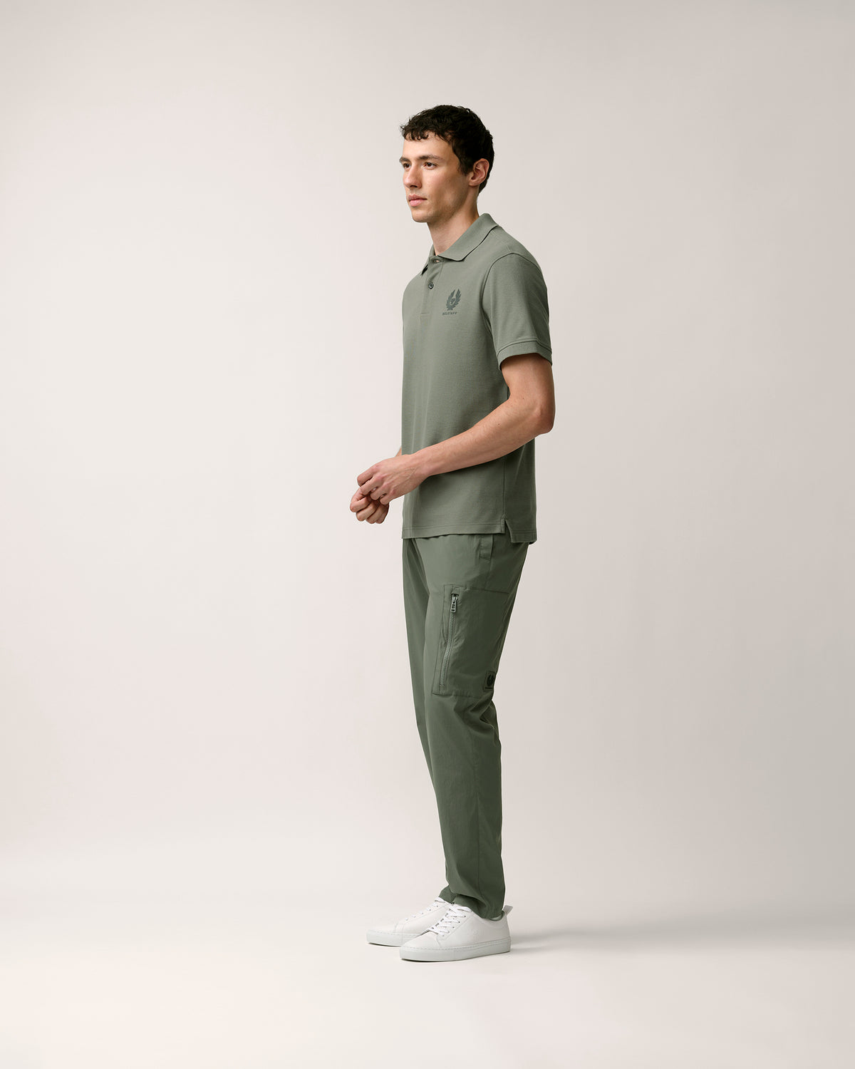 ESSENTIAL POLO - Slate Green