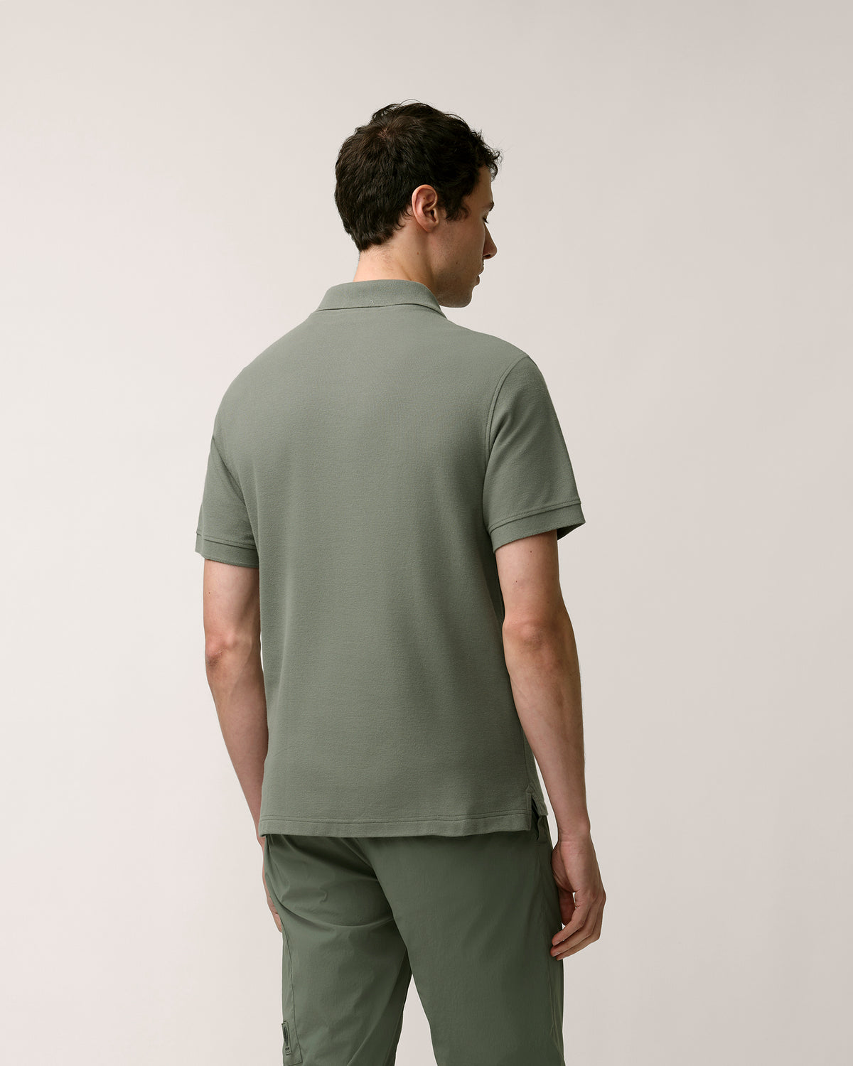 ESSENTIAL POLO - Slate Green