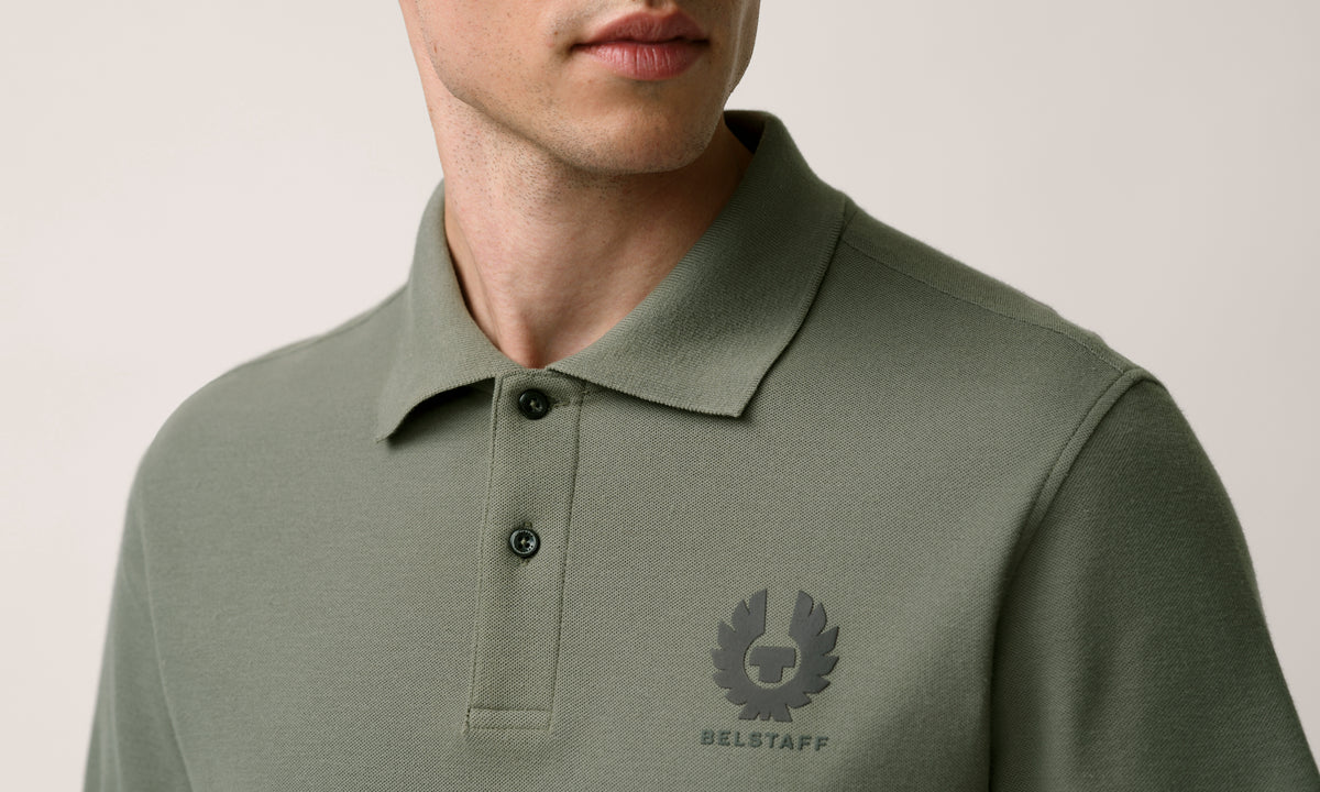 ESSENTIAL POLO - Slate Green