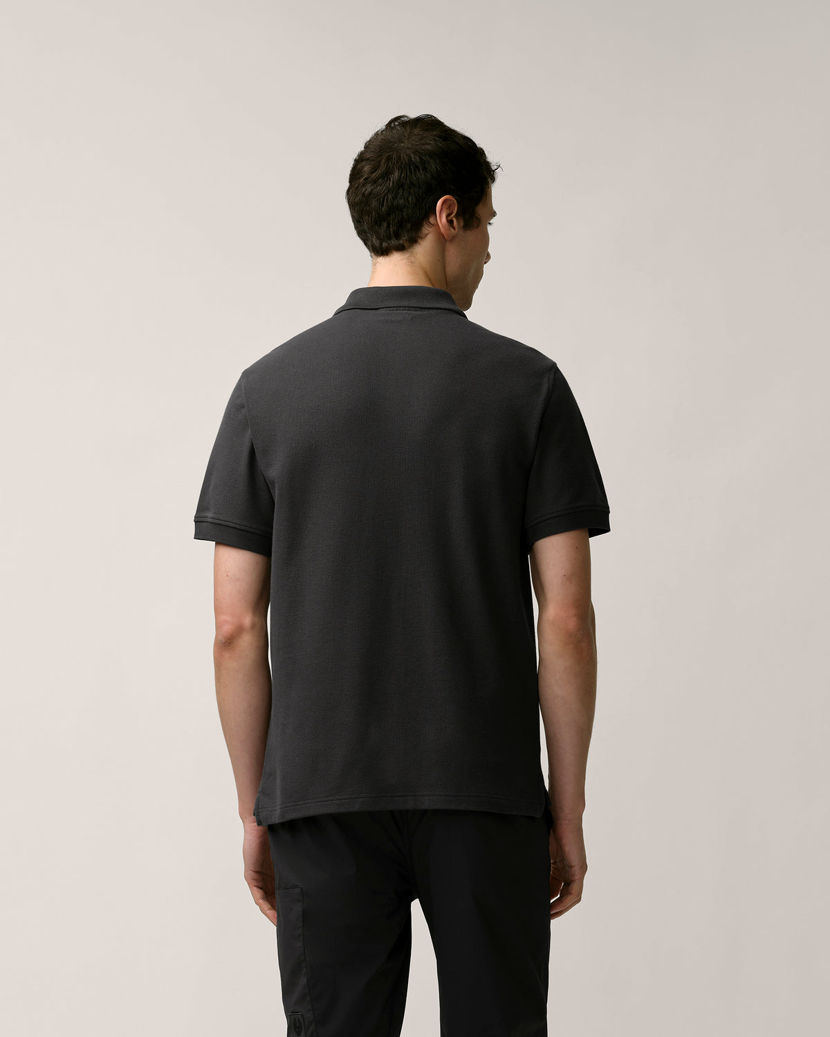 ESSENTIAL POLO - Washed Black
