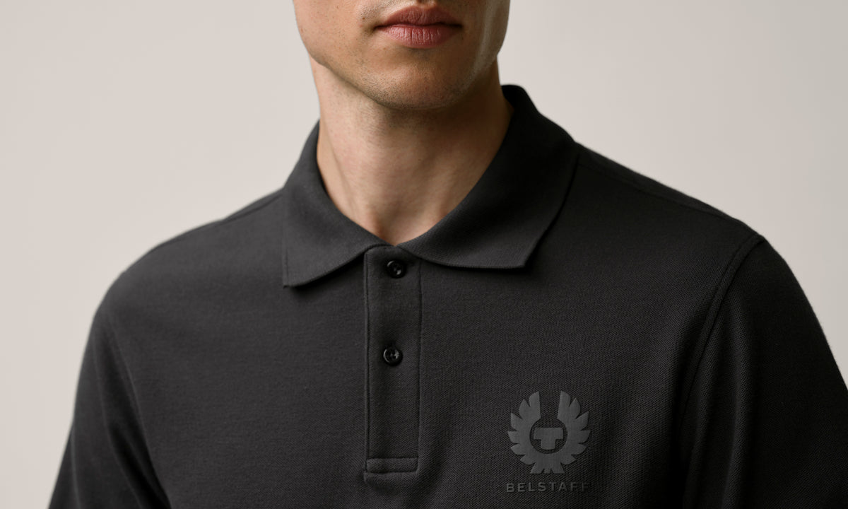 ESSENTIAL POLO - Washed Black