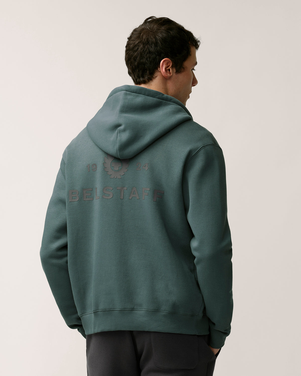 ESSENTIAL FULL ZIP HOODIE - Petrol