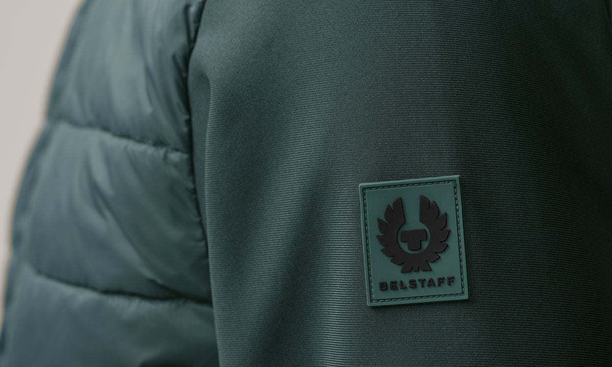 ESSENTIAL MIXED MEDIA JACKET - Petrol
