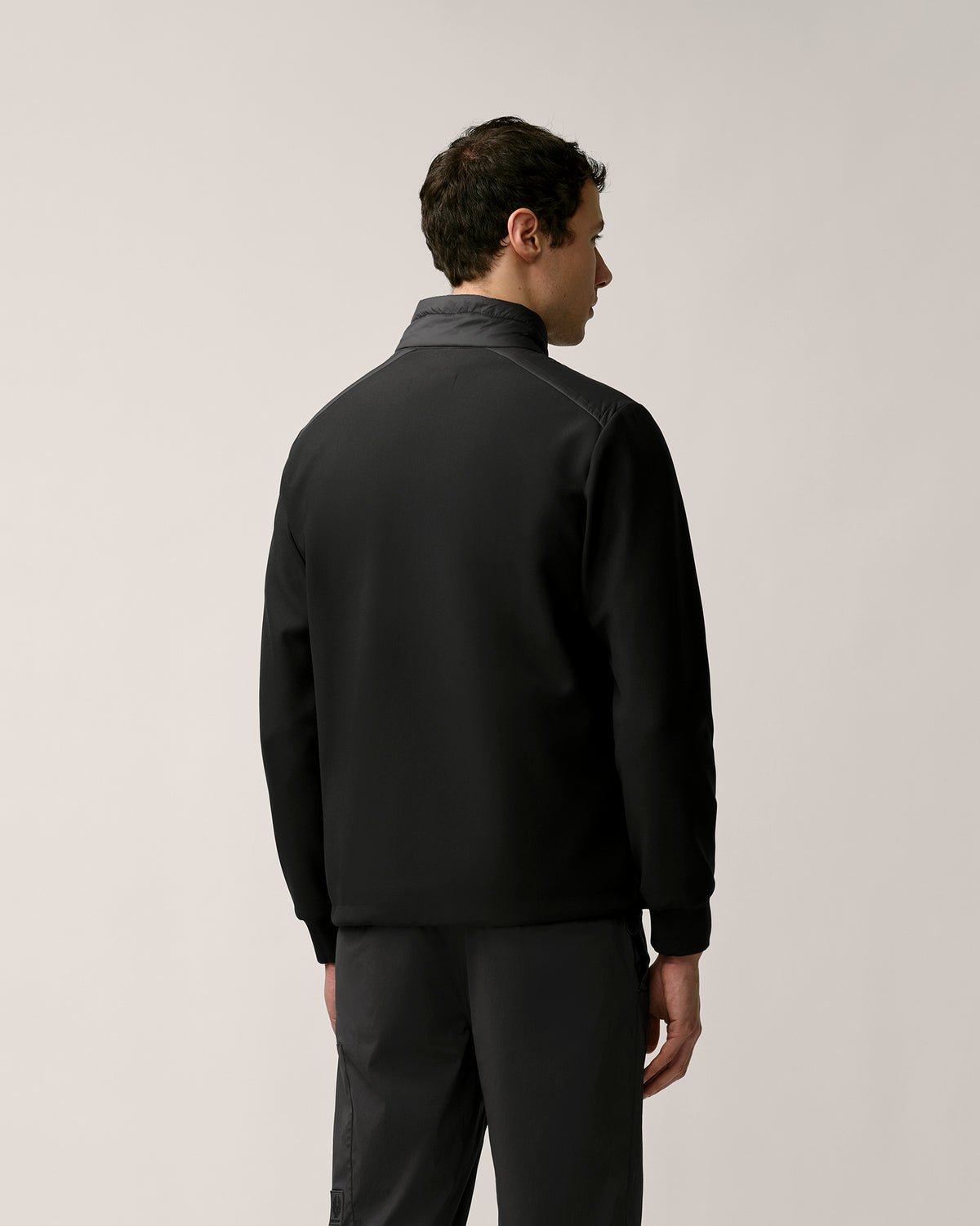 ESSENTIAL MIXED MEDIA JACKET - Washed Black
