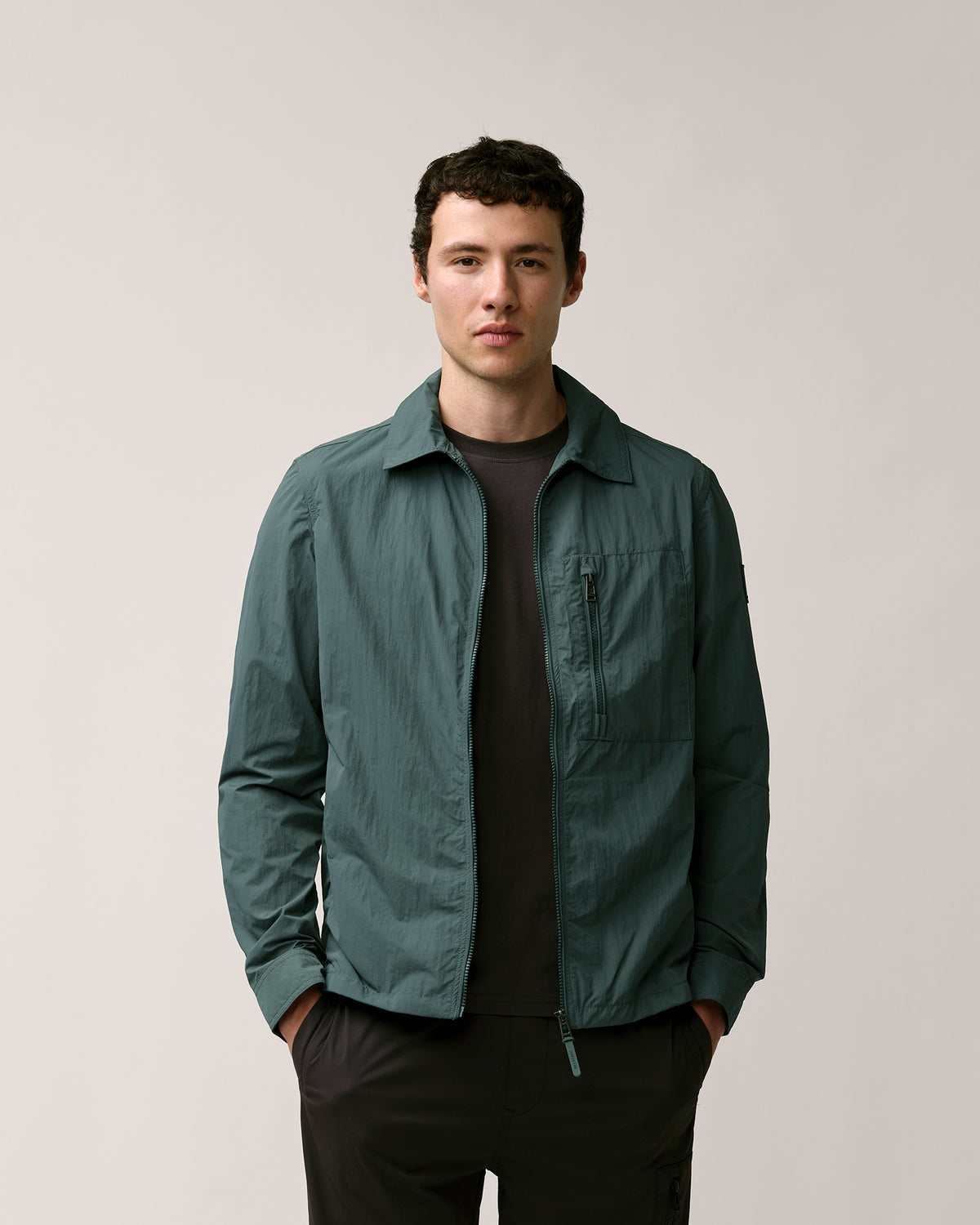 ESSENTIAL OVERSHIRT - Petrol