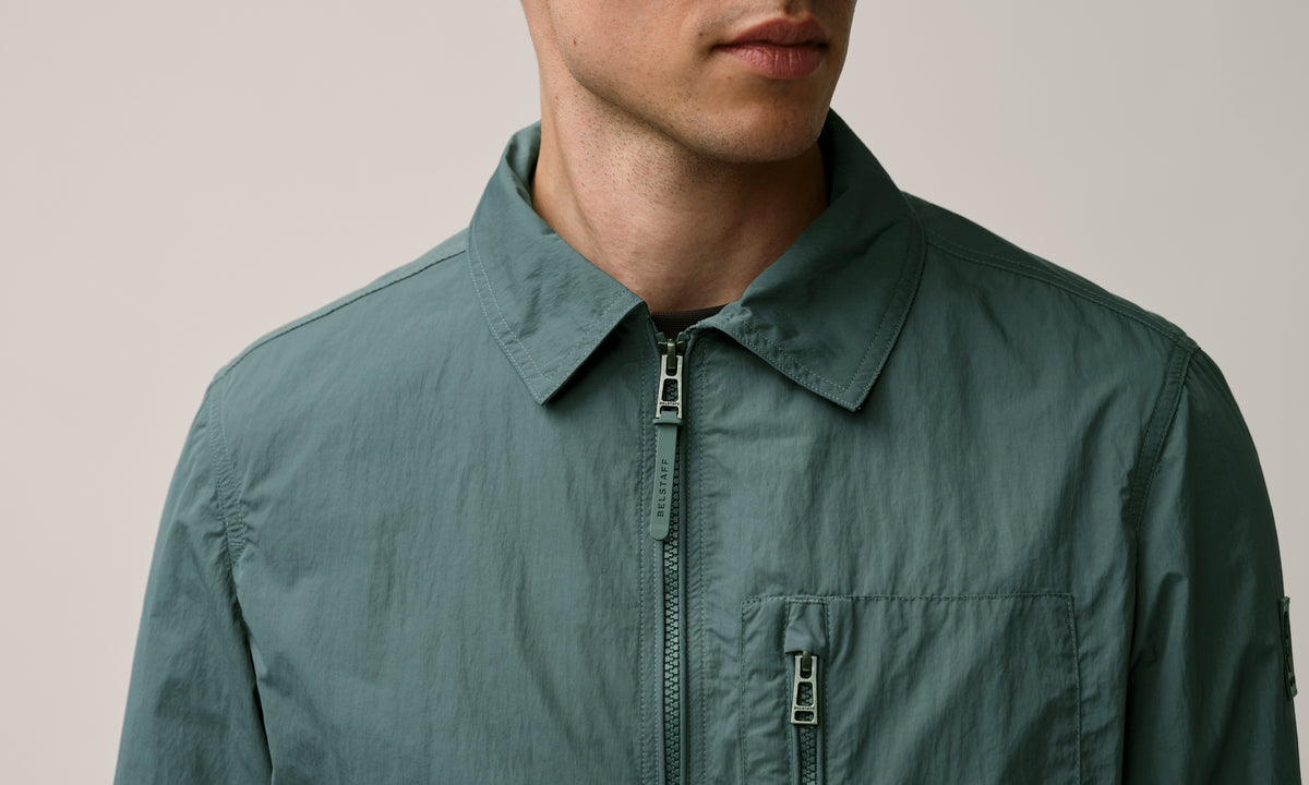 ESSENTIAL OVERSHIRT - Petrol