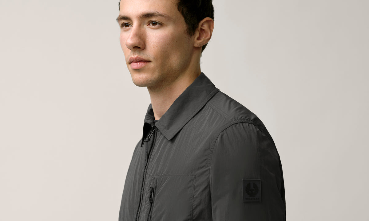 ESSENTIAL OVERSHIRT - Washed Black