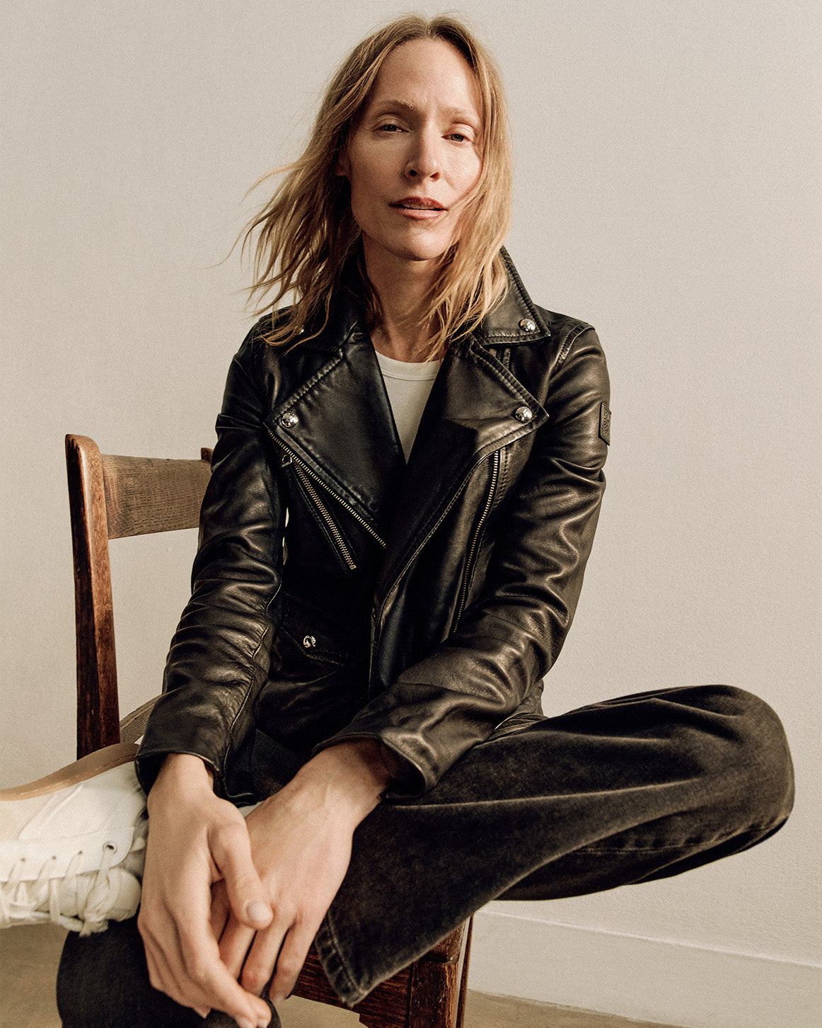GIACCA BIKER SIENNA - Nero