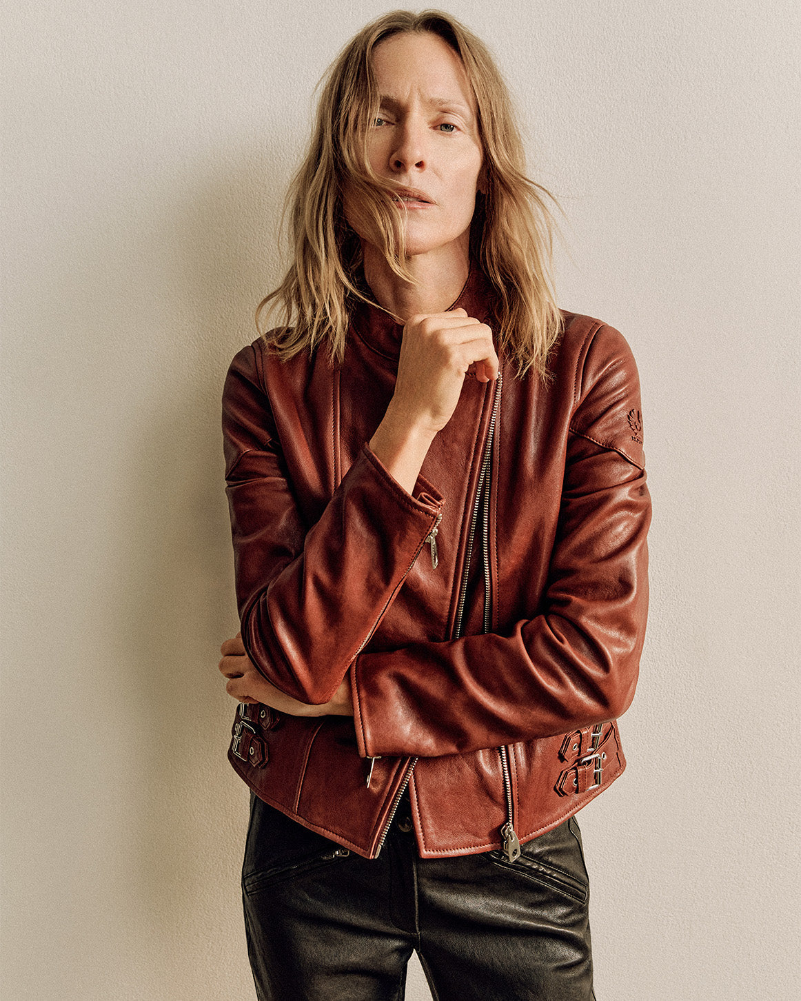 RUSSO JACKET - Dark Rally Red