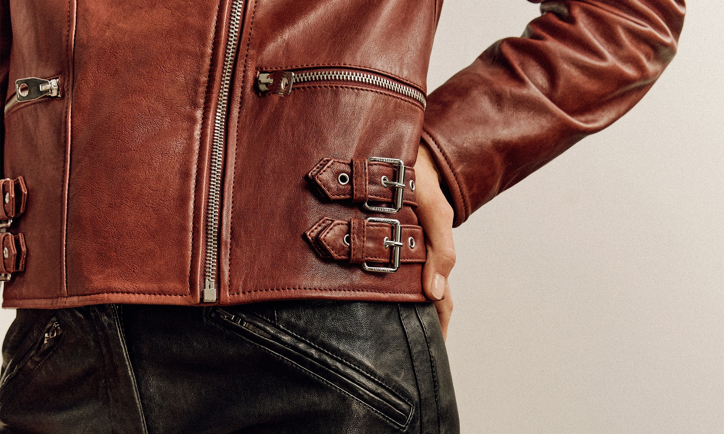 RUSSO JACKET - Dark Rally Red
