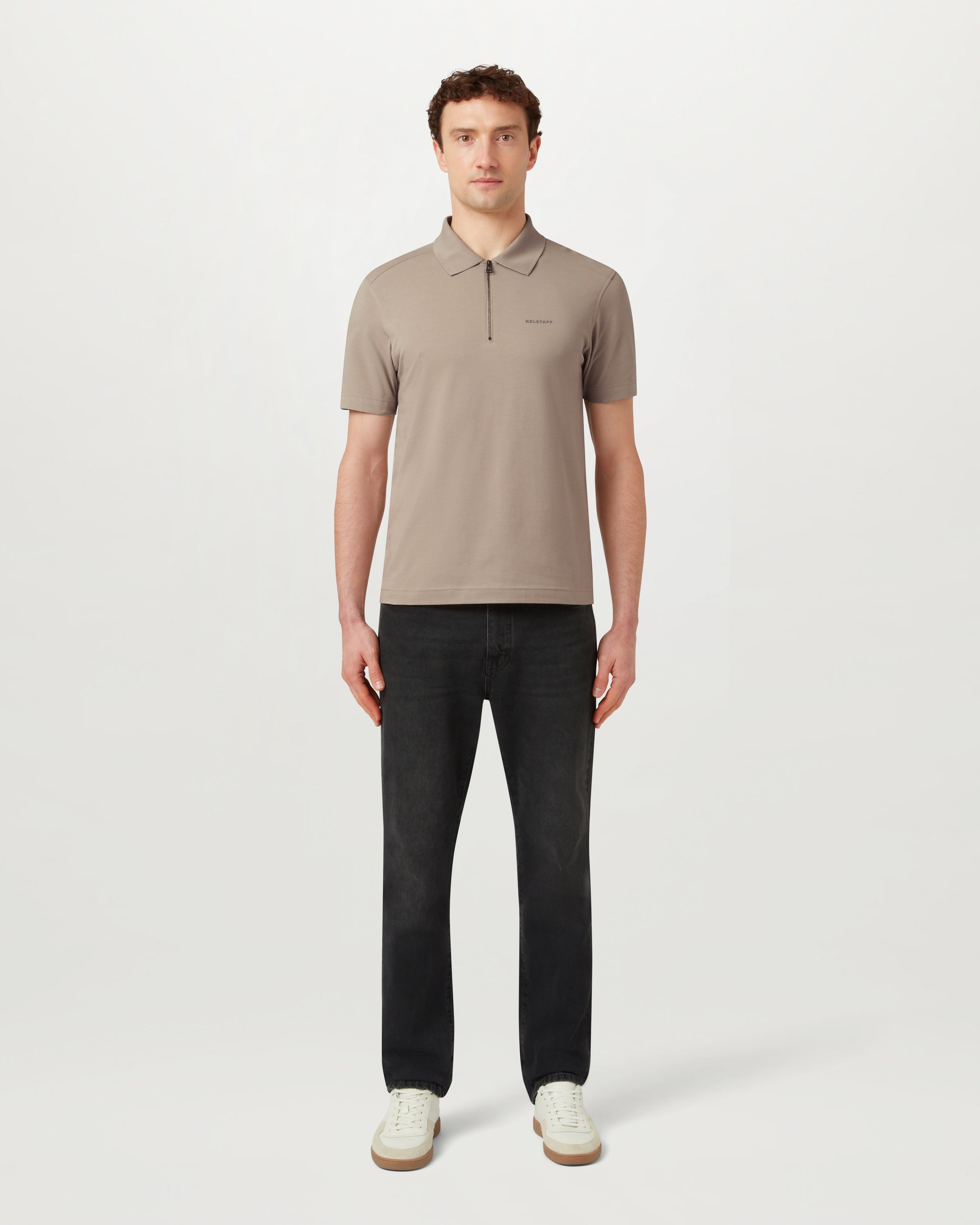 ALLOY POLO - Dark Sand
