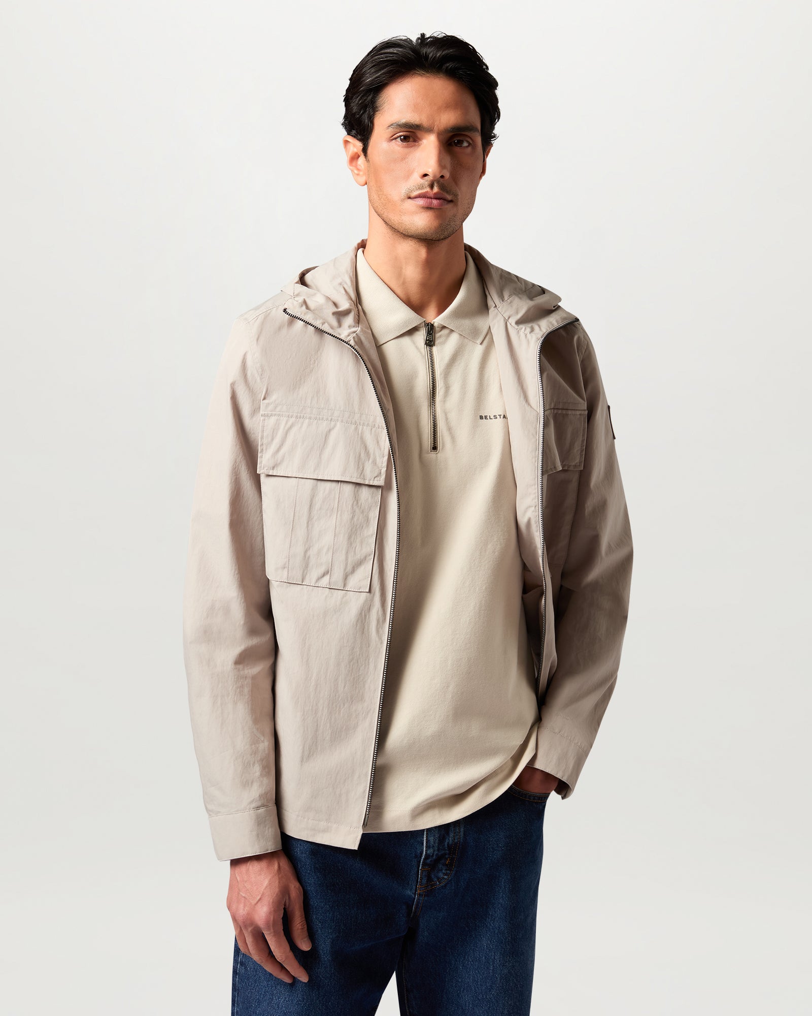 ALLOY POLO - Pale Stone