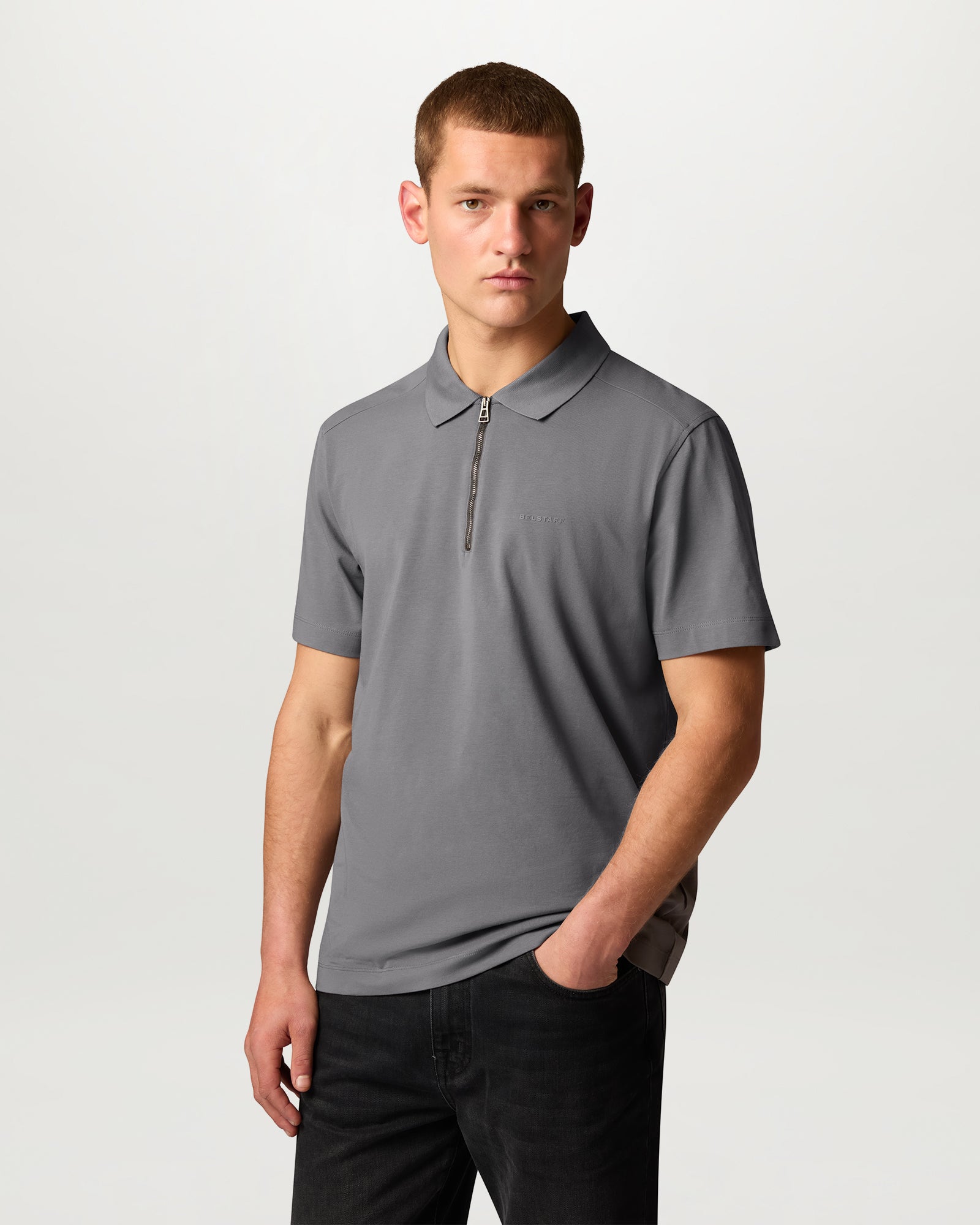 ALLOY POLO - Tornado Grey