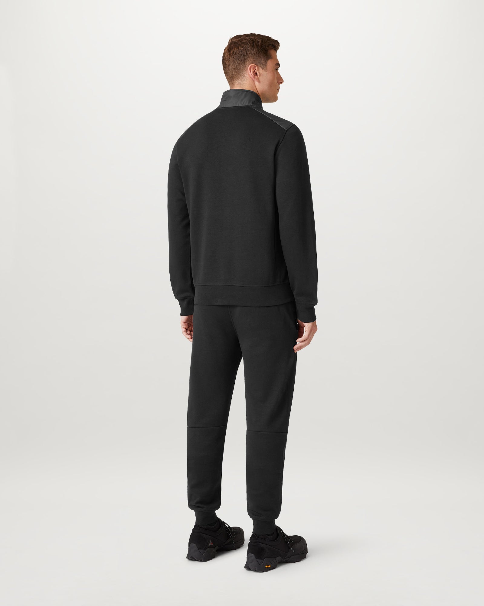 ALLOY SWEATSHIRT MIT VIERTELREIẞVERSCHLUSS - Schwarz