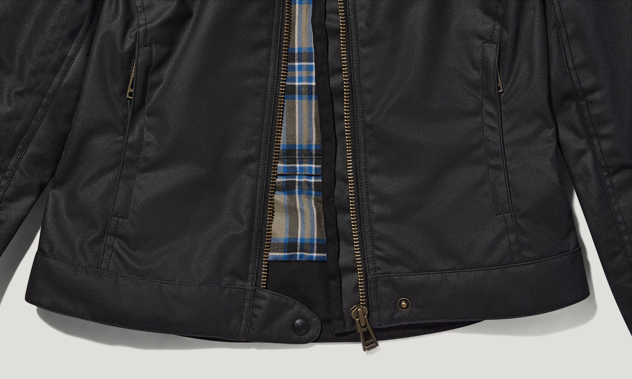 BAMBURGH MOTORCYCLE JACKET - Black