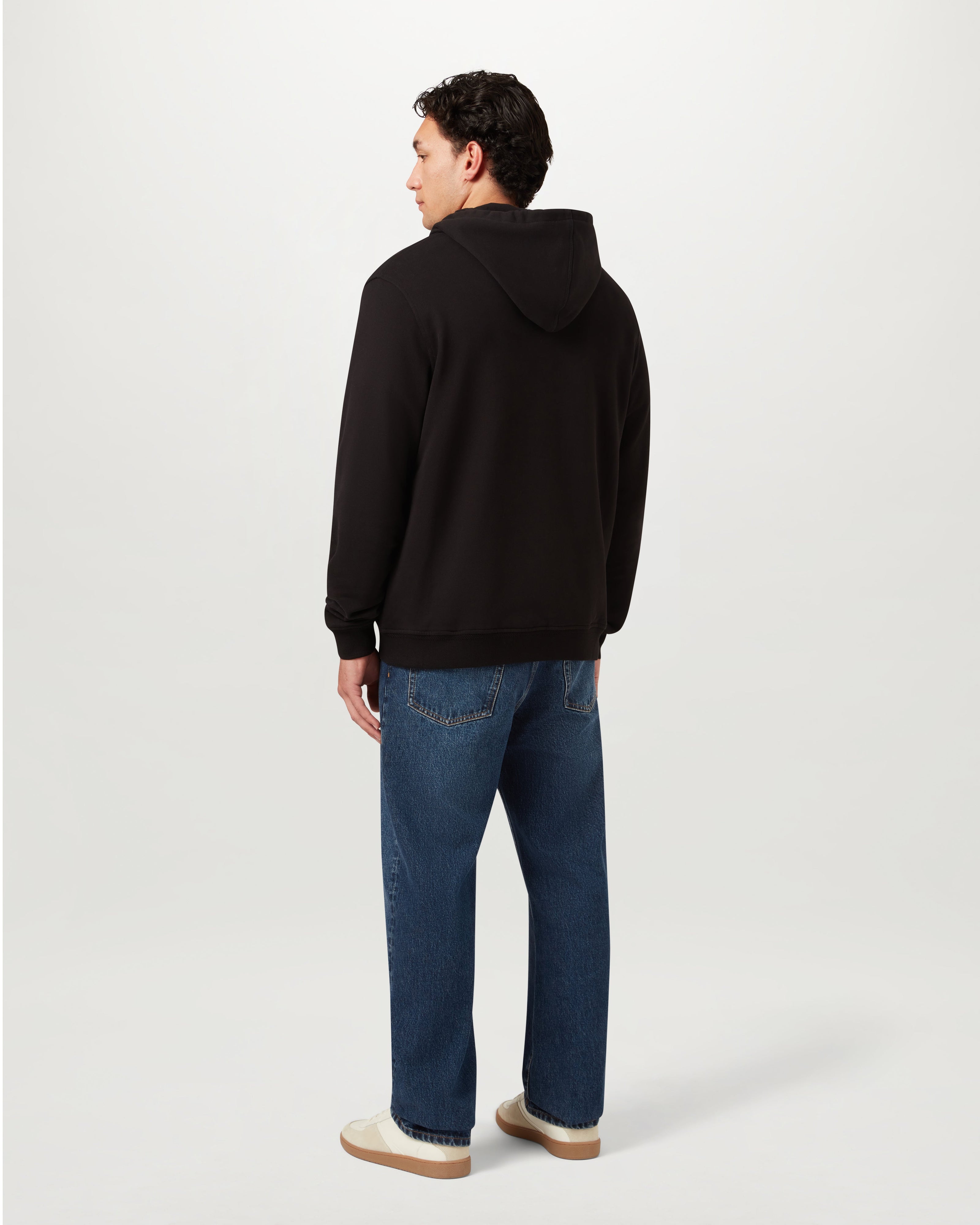 SUDADERA CON CAPUCHA Y CREMALLERA BELSTAFF - Negro