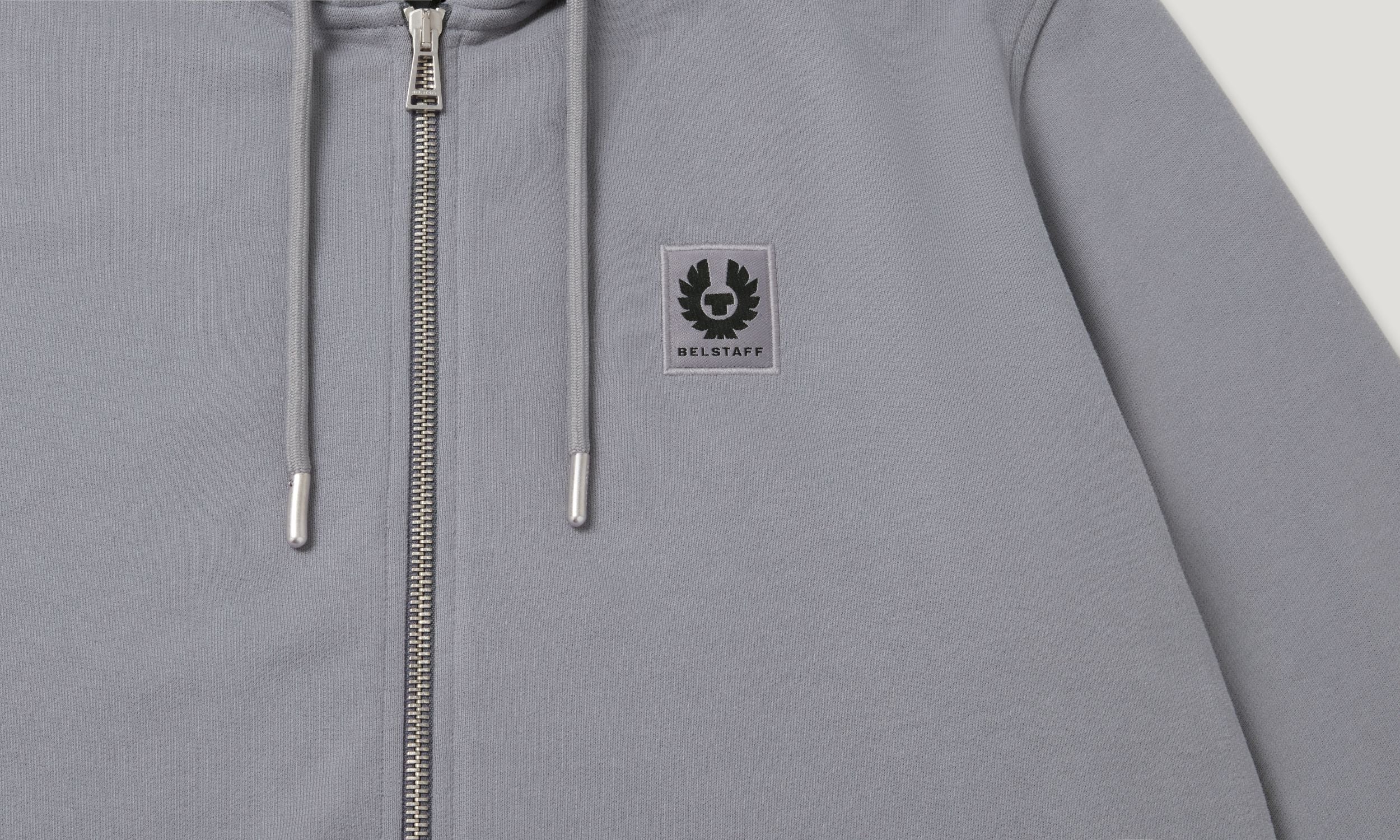 BELSTAFF FULL ZIP HOODIE - Faded Indigo