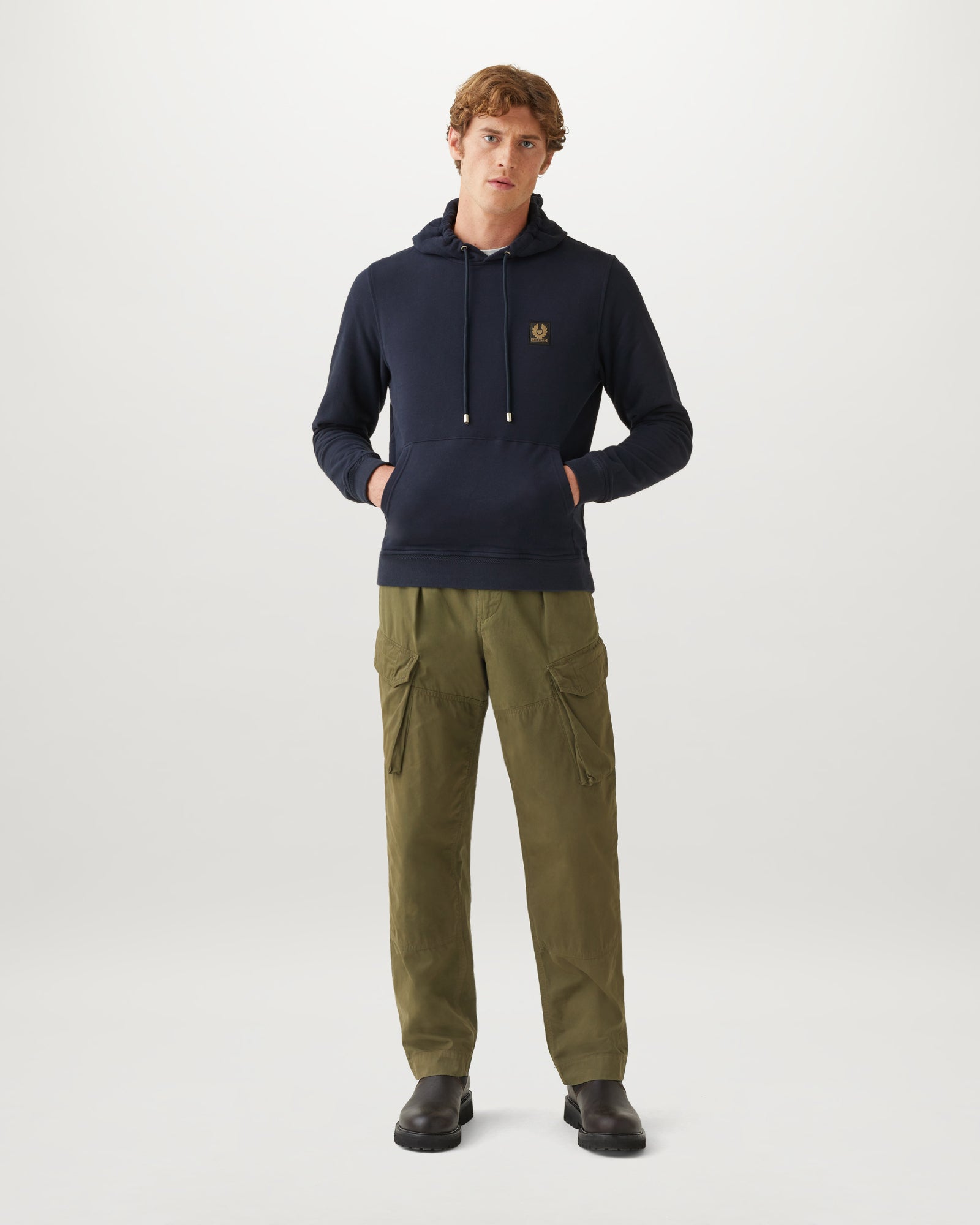 BELSTAFF HOODIE - Dunkles Tintenblau