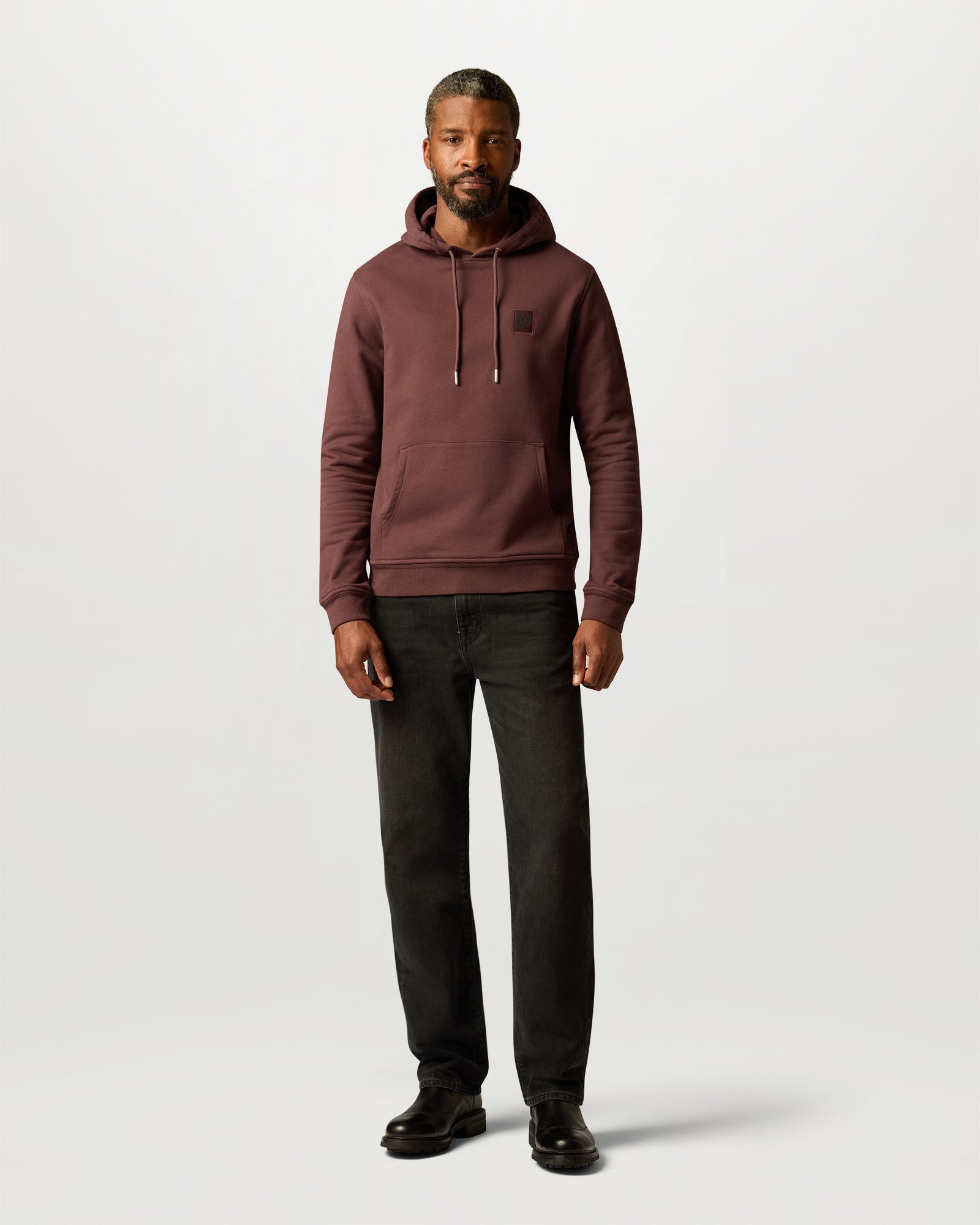 BELSTAFF HOODIE - Oxblood