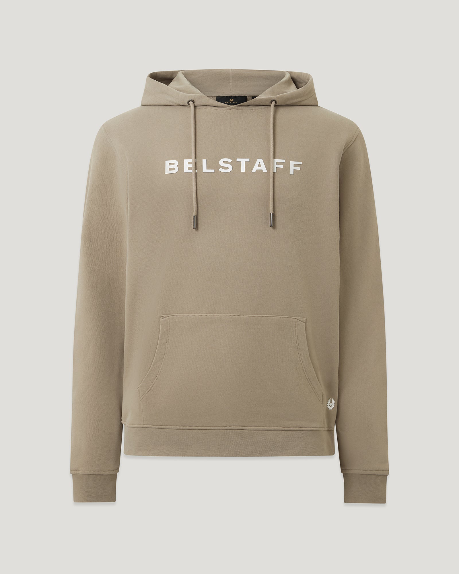 BELSTAFF LOGO HOODIE - Dark Sand
