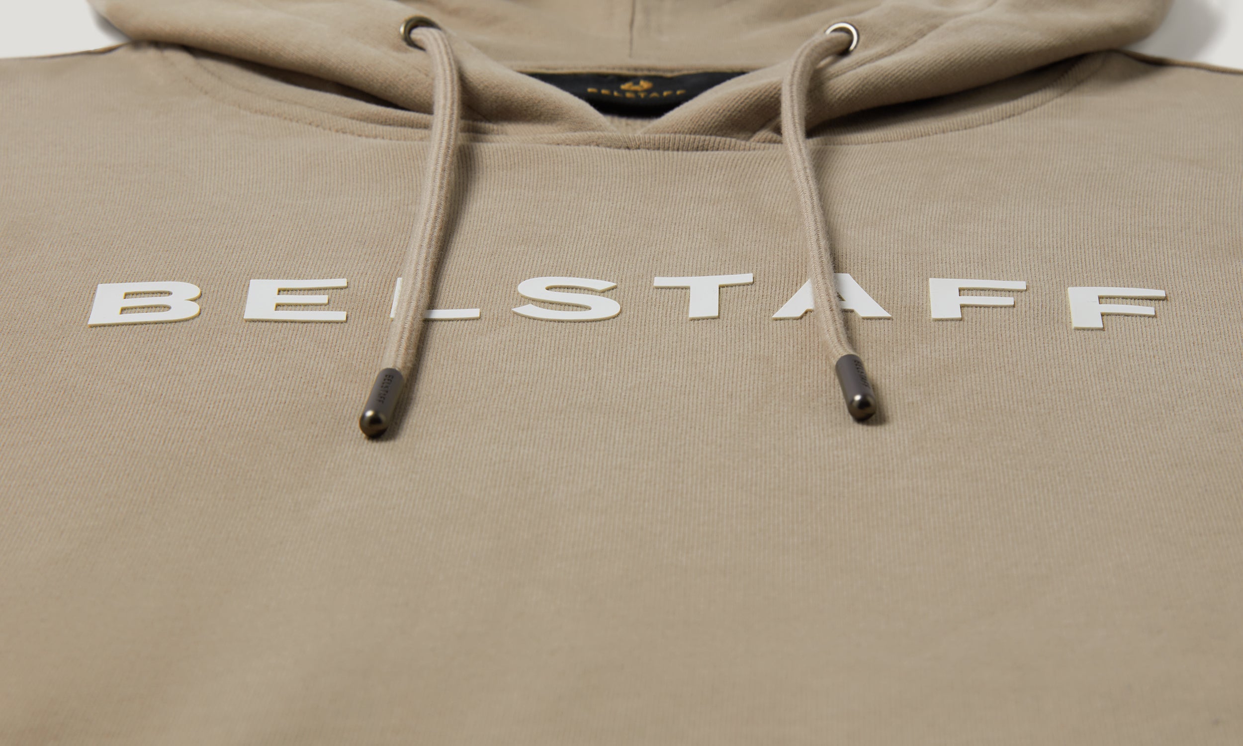 BELSTAFF LOGO HOODIE - Dark Sand