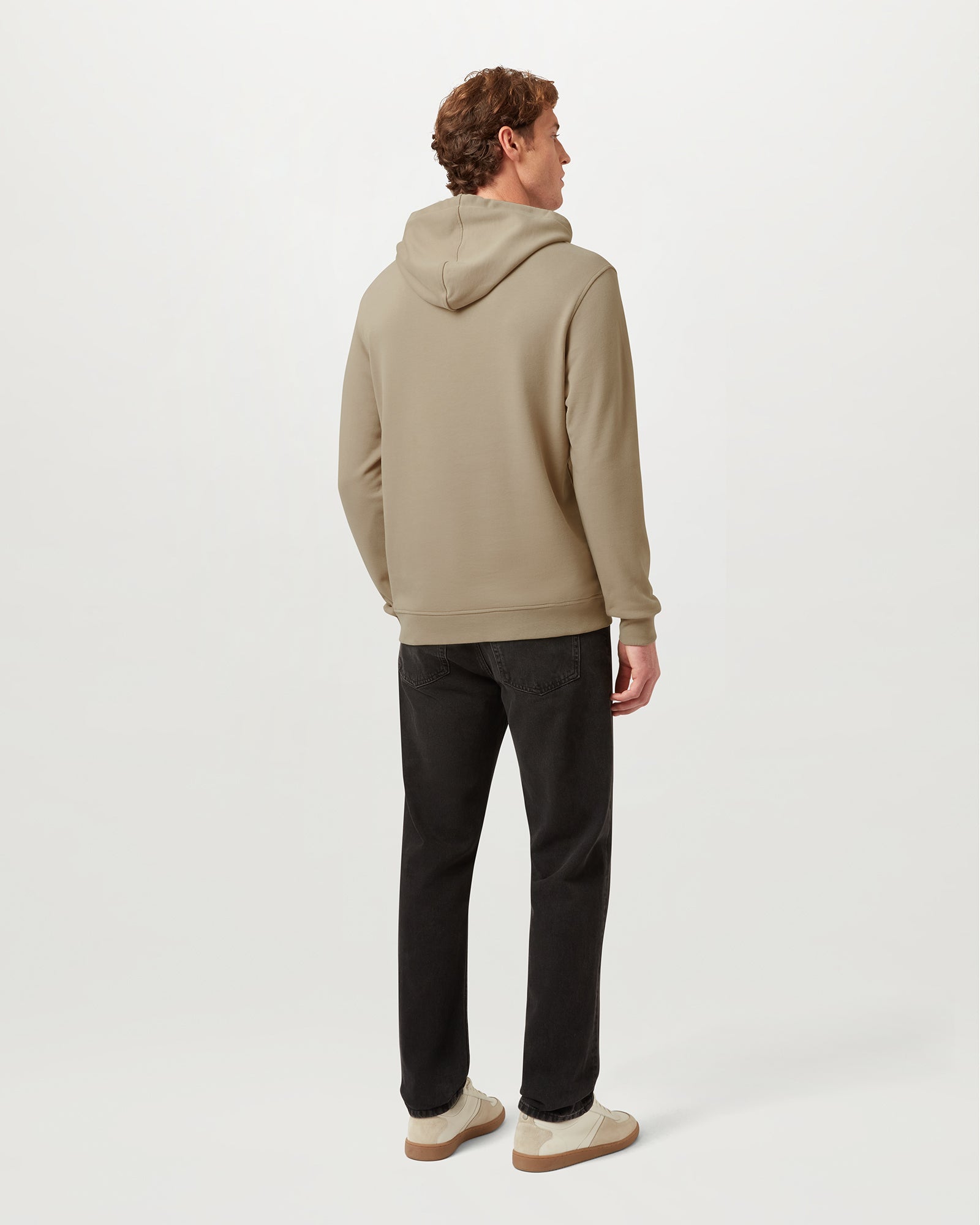 BELSTAFF LOGO HOODIE - Dark Sand