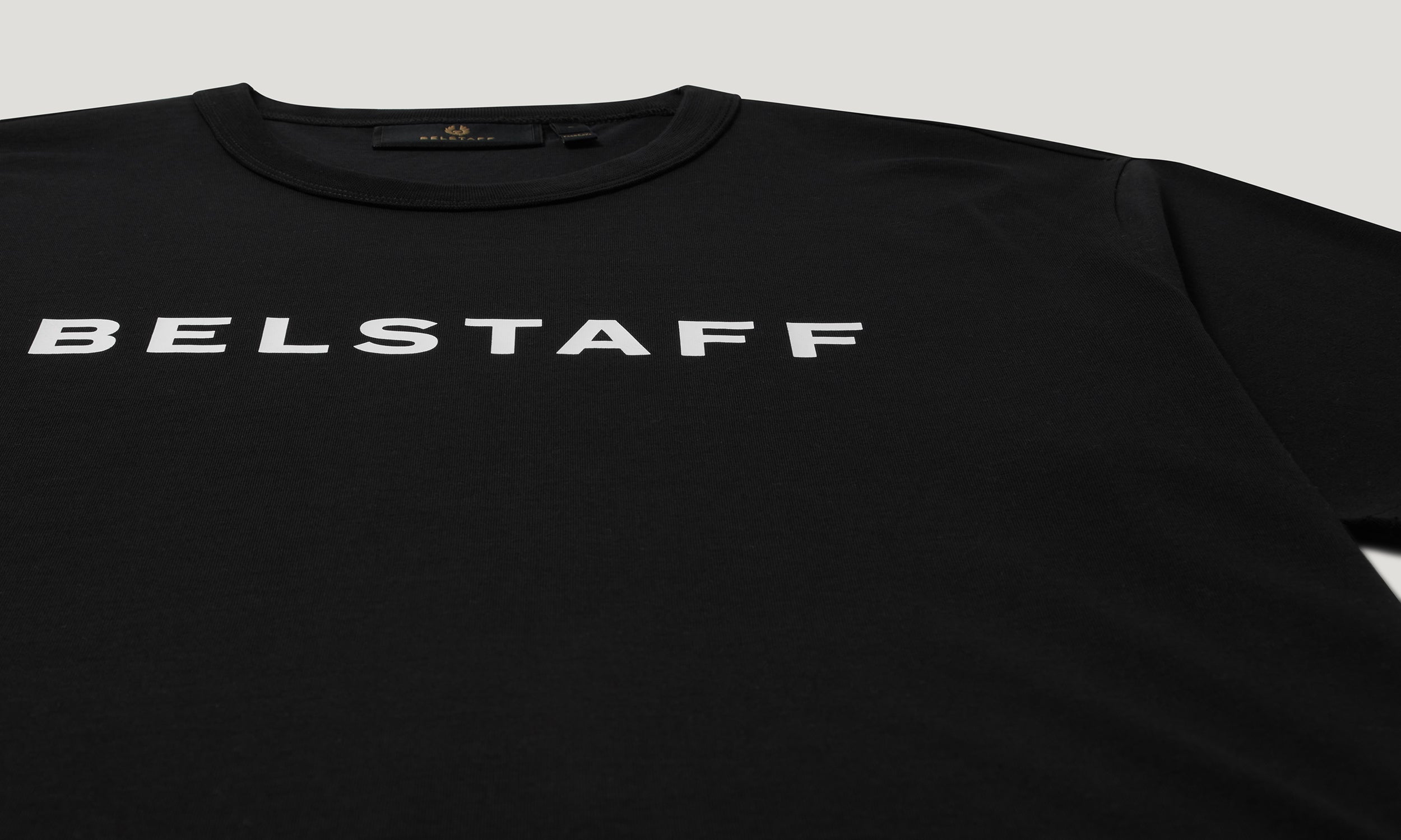 T-SHIRT CON LOGO BELSTAFF - Nero