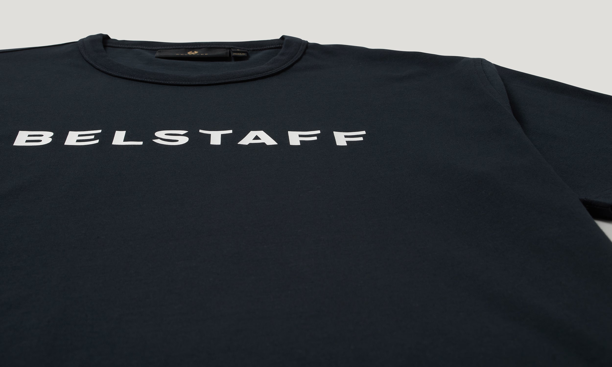 BELSTAFF LOGO T-SHIRT - Dunkles Tintenblau