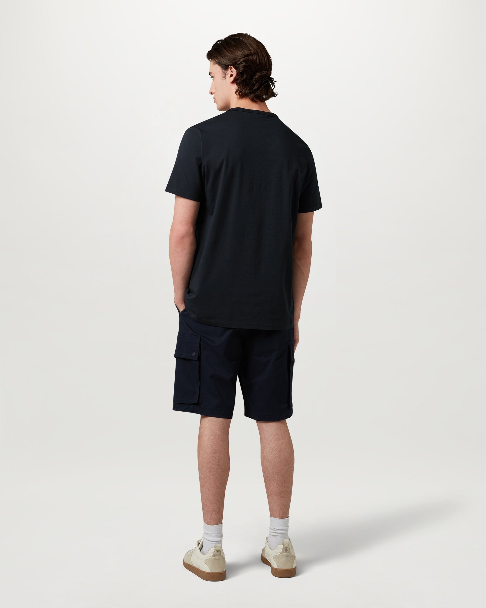 BELSTAFF LOGO T-SHIRT - Dunkles Tintenblau