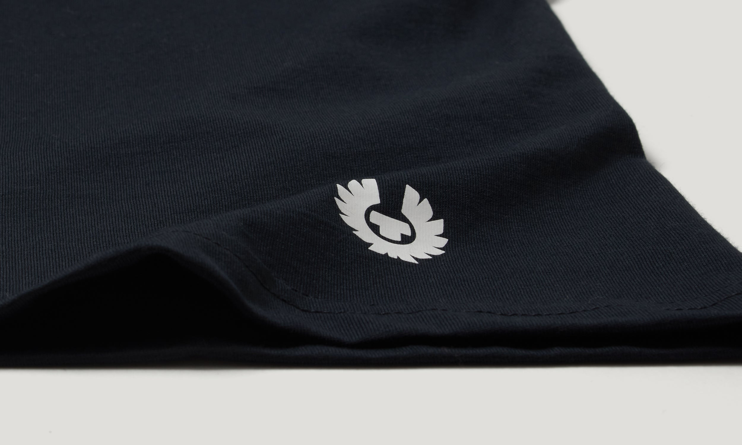 BELSTAFF LOGO T-SHIRT - Dunkles Tintenblau