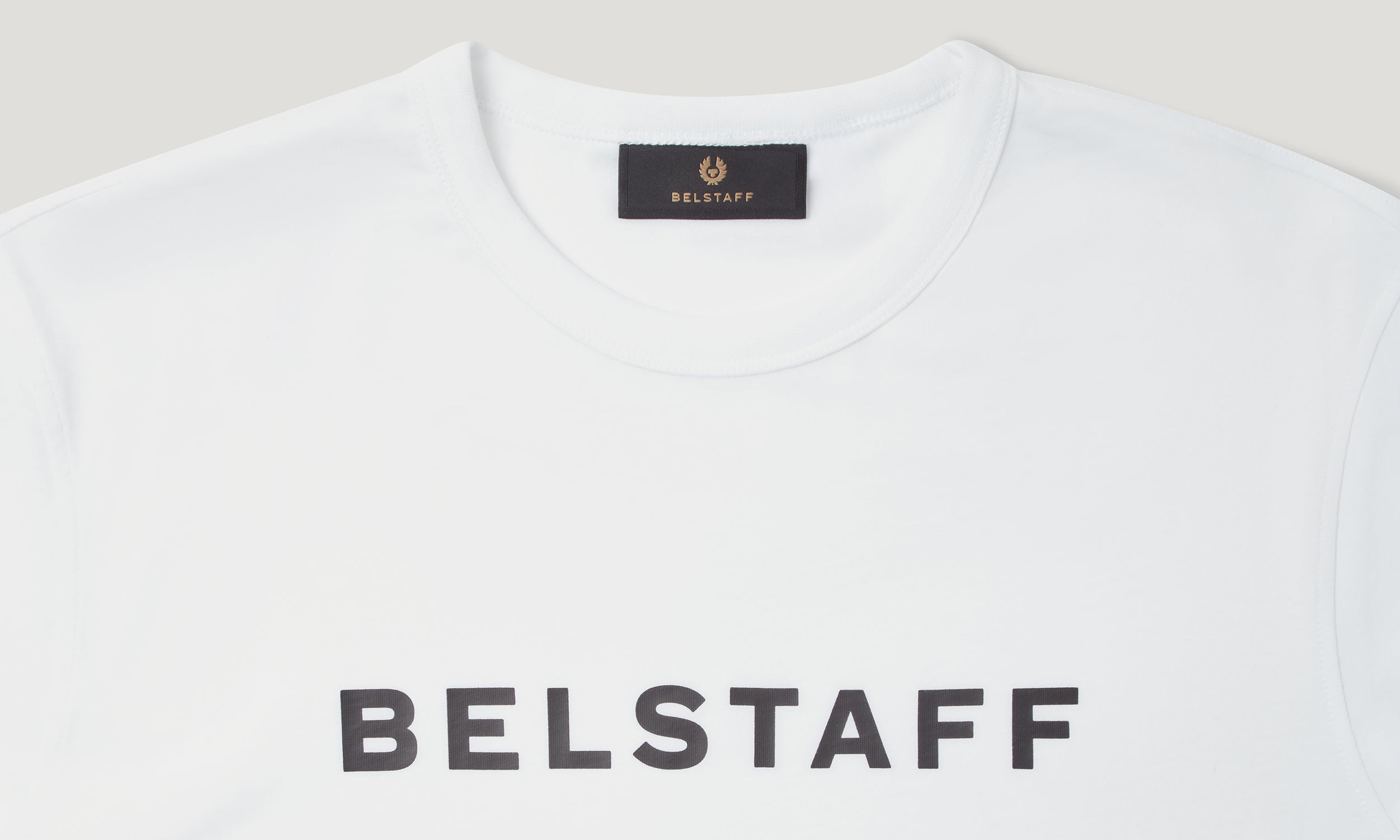 T-SHIRT CON LOGO BELSTAFF - Bianco