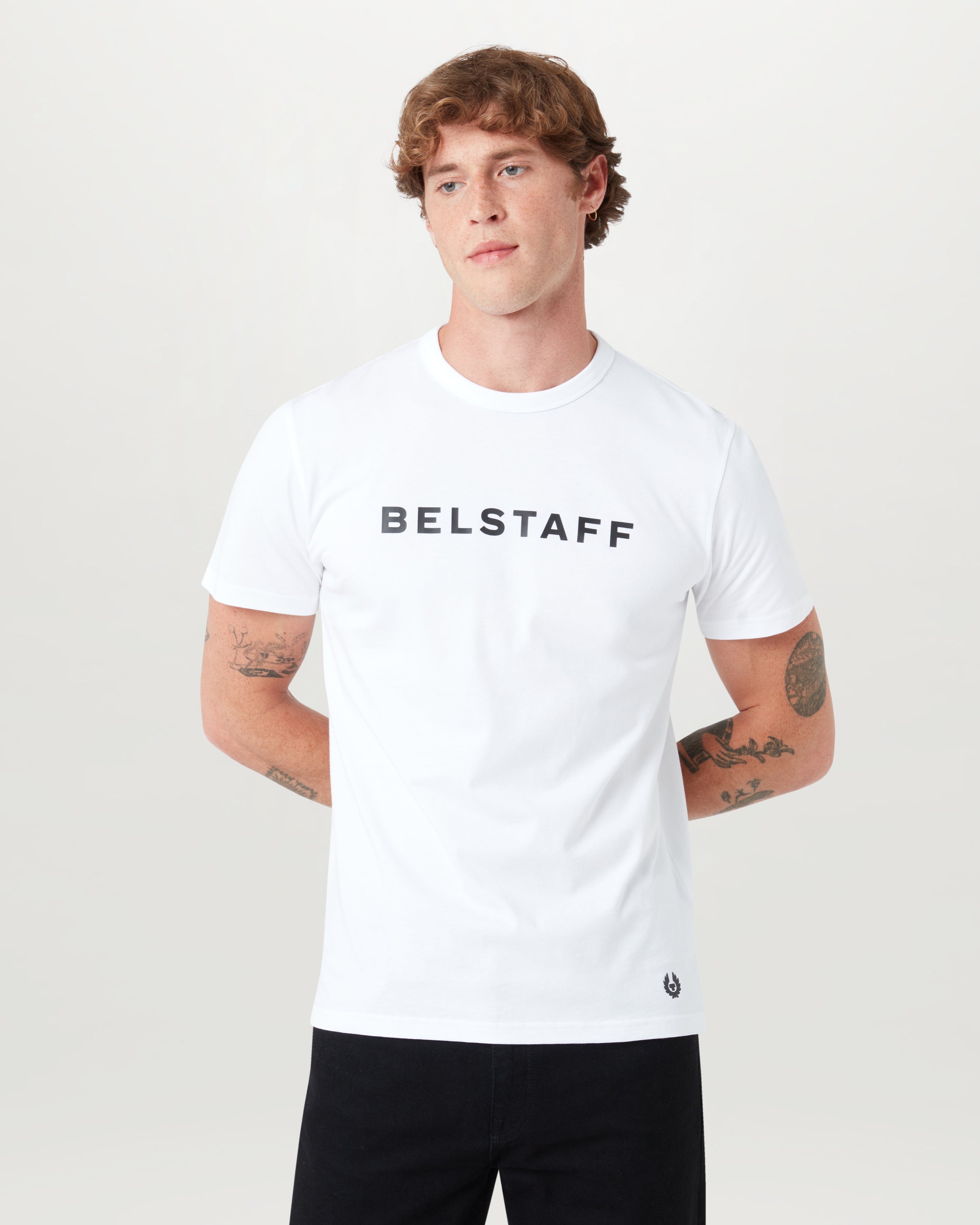 T-SHIRT CON LOGO BELSTAFF - Bianco
