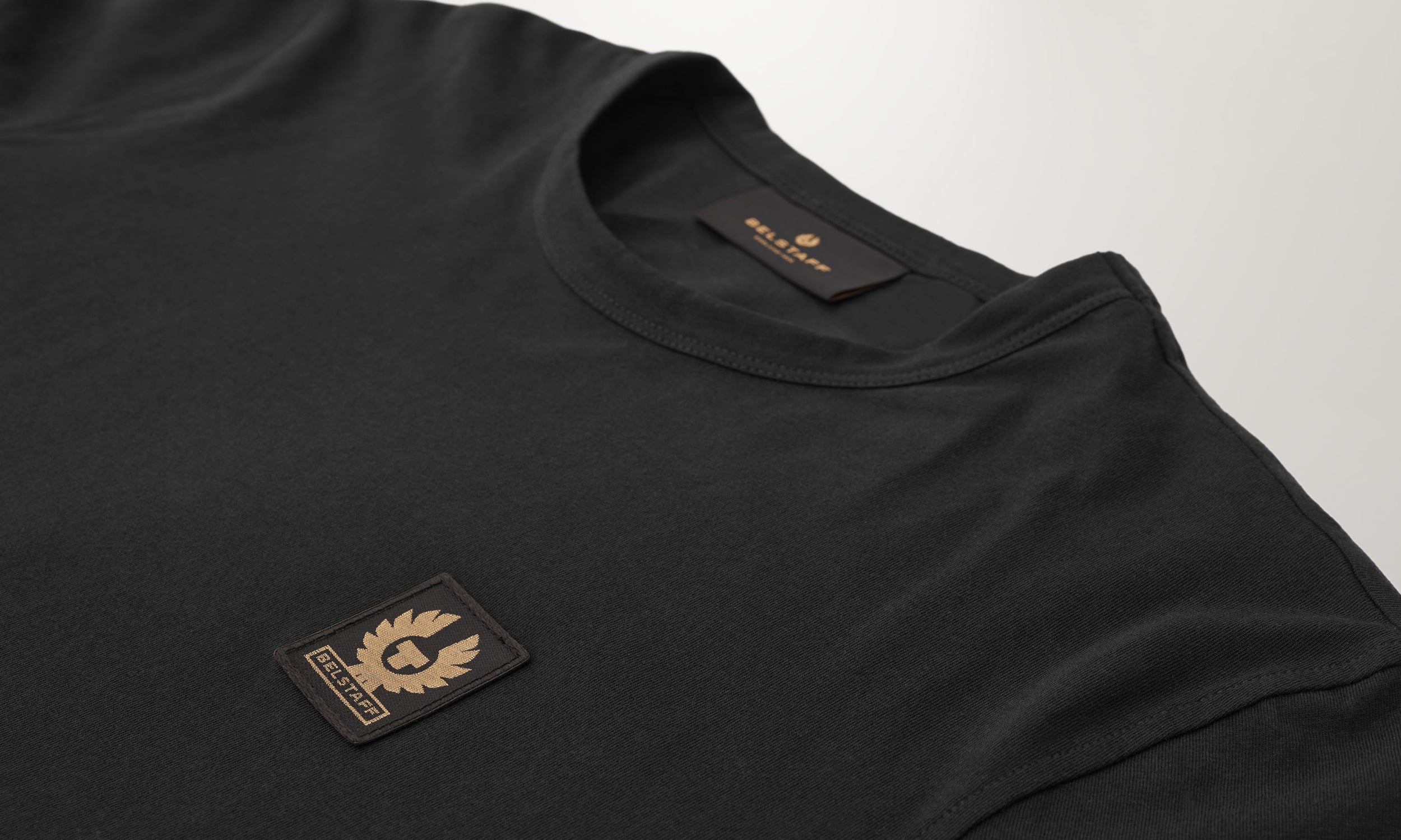 BELSTAFF LONG SLEEVED T-SHIRT - Black