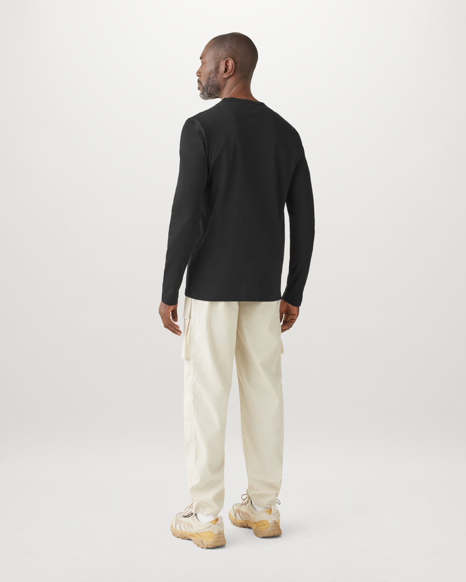 BELSTAFF LONG SLEEVED T-SHIRT - Black