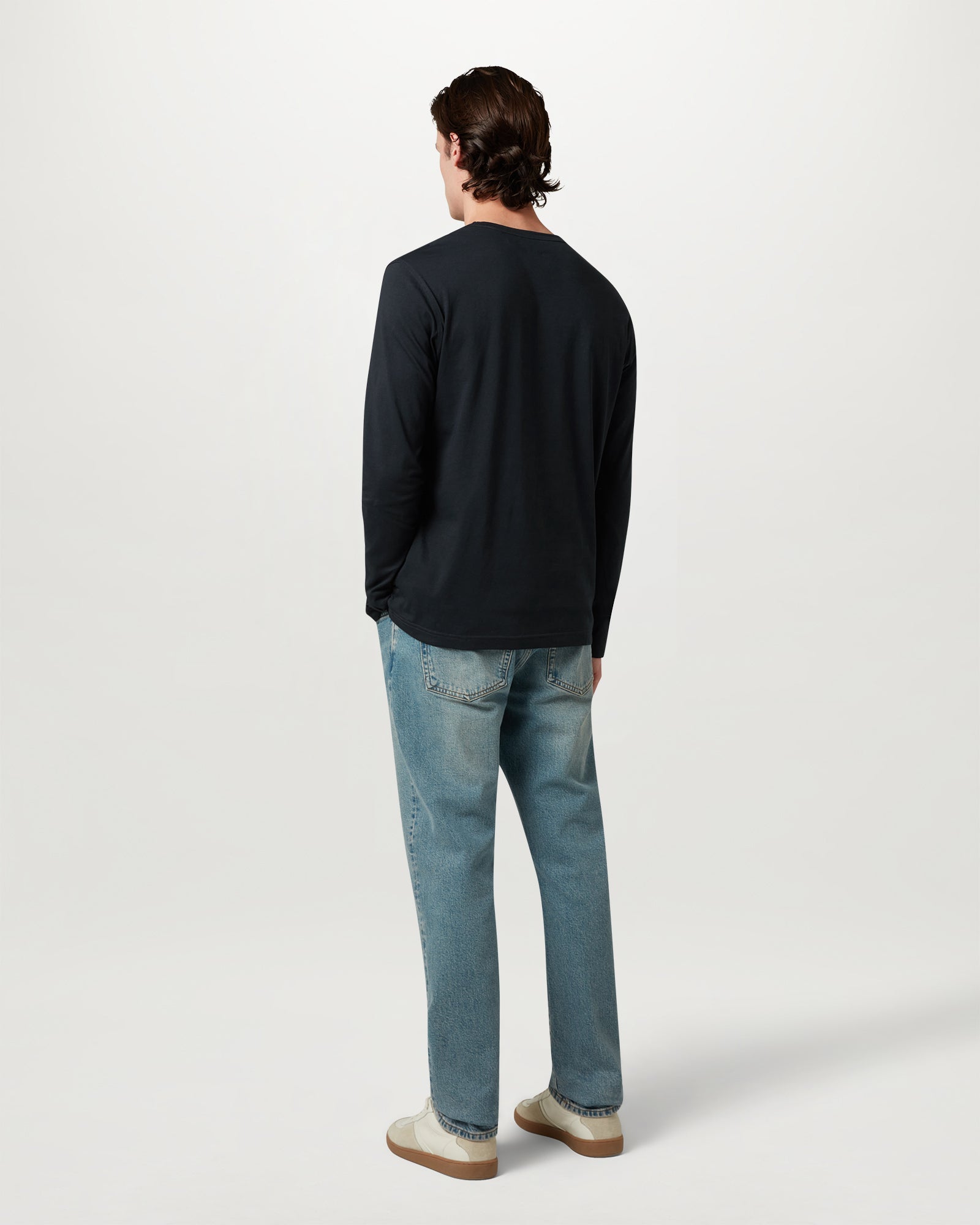 BELSTAFF LANGARM-T-SHIRT - Dunkles Tintenblau