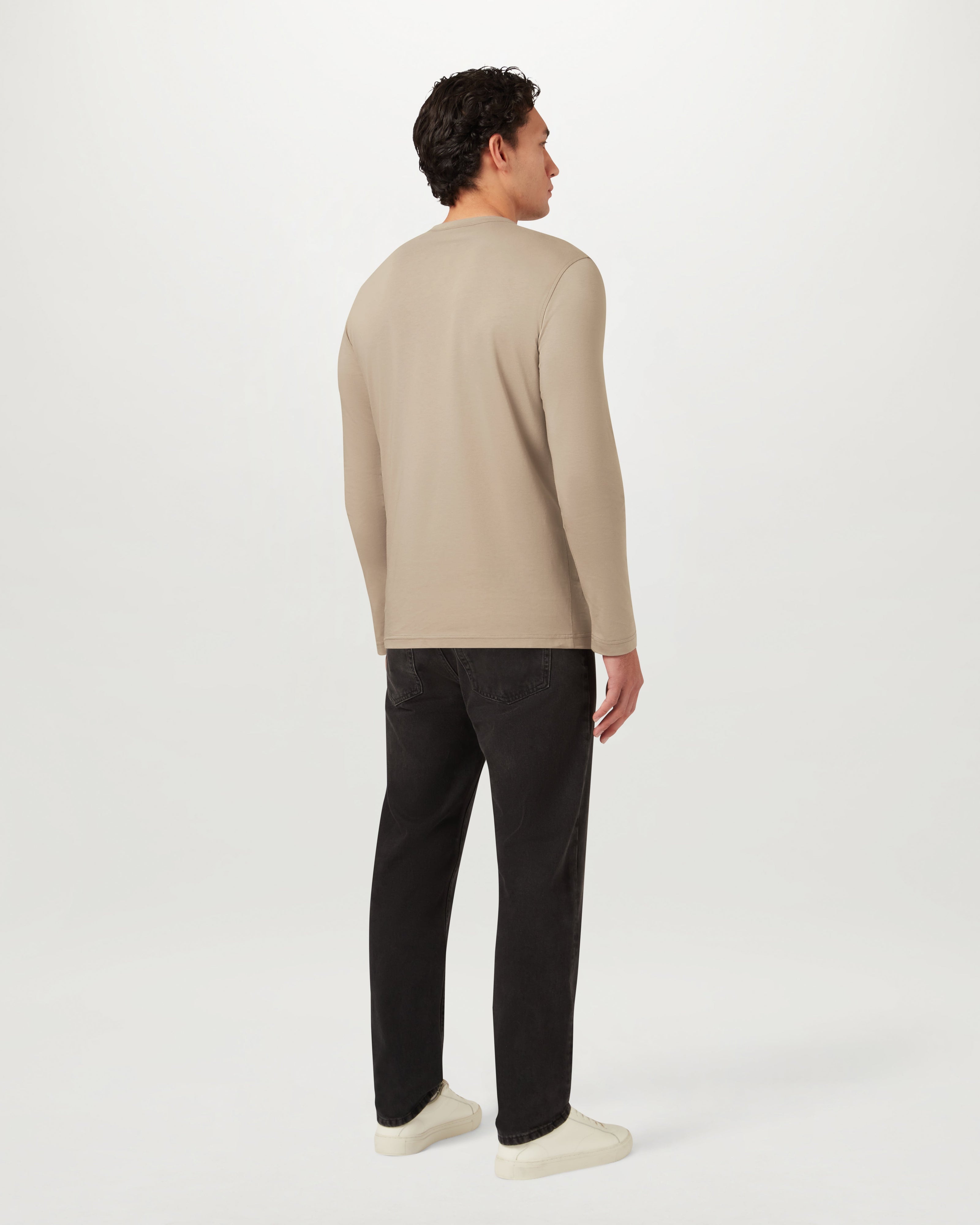 CAMISETA DE MANGA LARGA BELSTAFF - Pardo