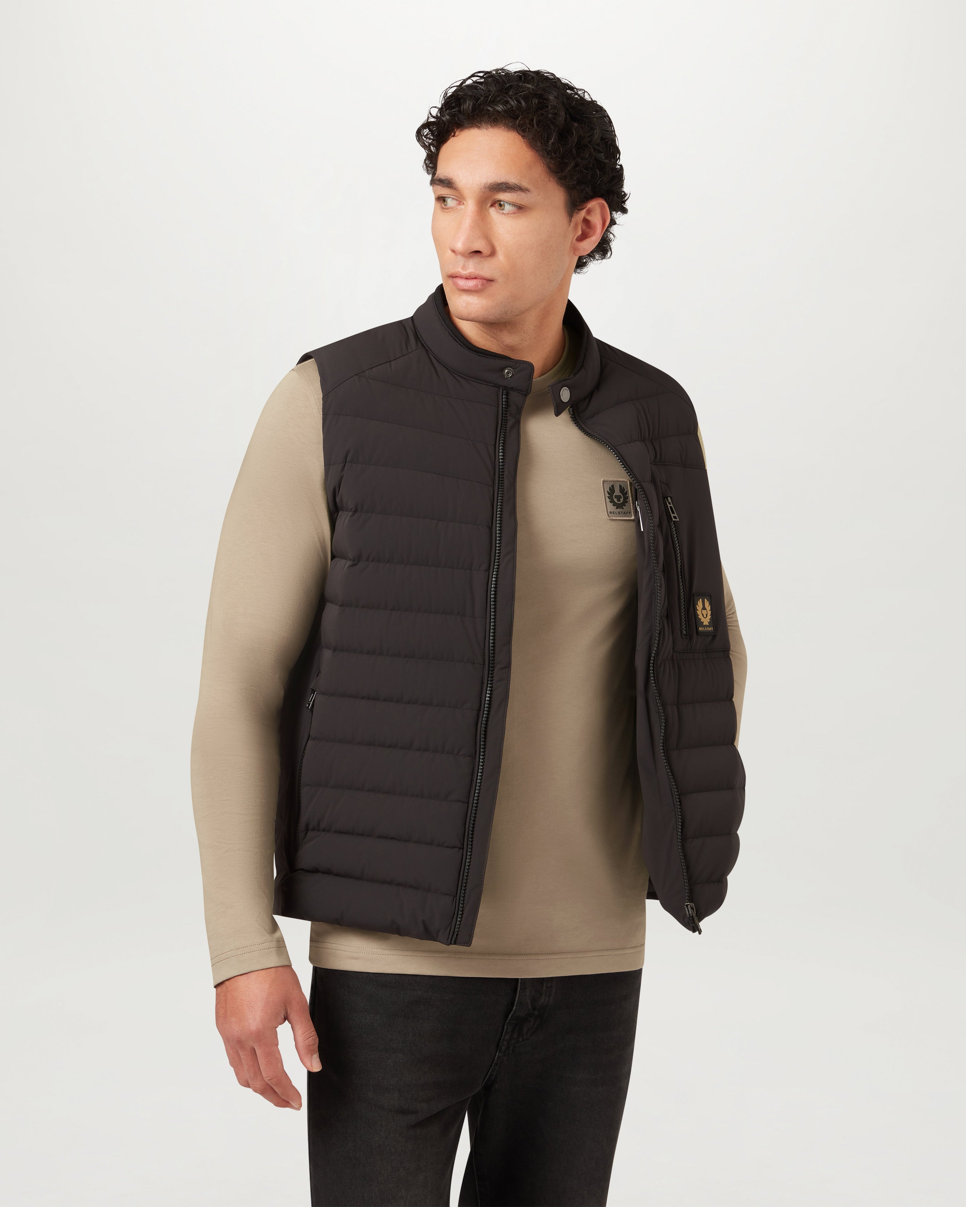 CAMISETA DE MANGA LARGA BELSTAFF - Pardo